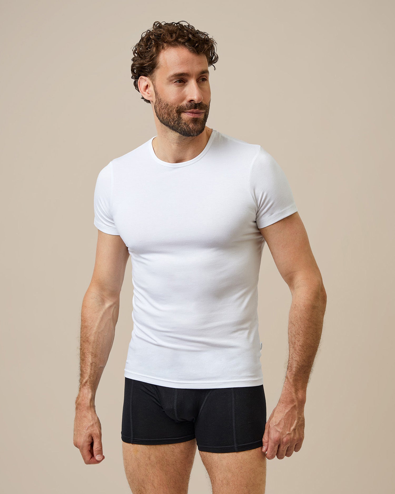 BOXR | T-shirt en bambou - Lot de 2 - Blanc - Dernières Pièces