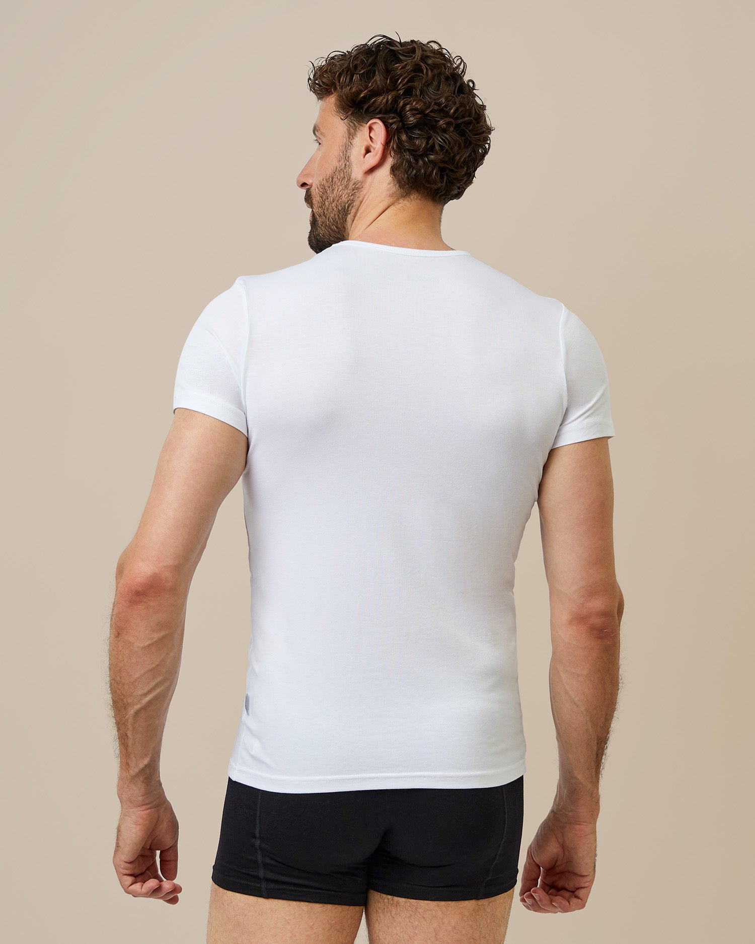 BOXR | T-shirt en bambou - Lot de 4 - Blanc - Dernières Pièces