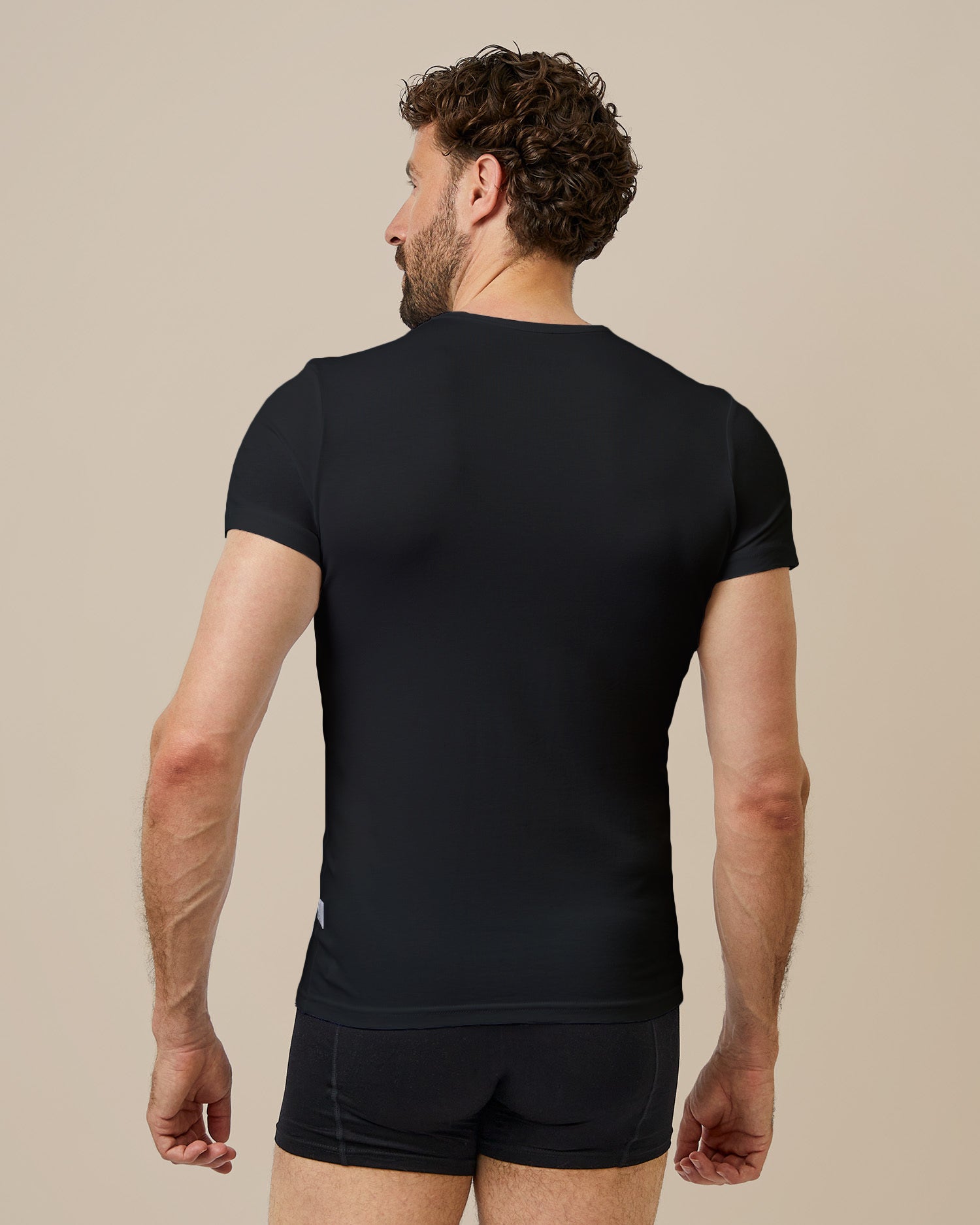 BOXR | T-shirt en bambou - Lot de 2 - Noir - Dernières Pièces