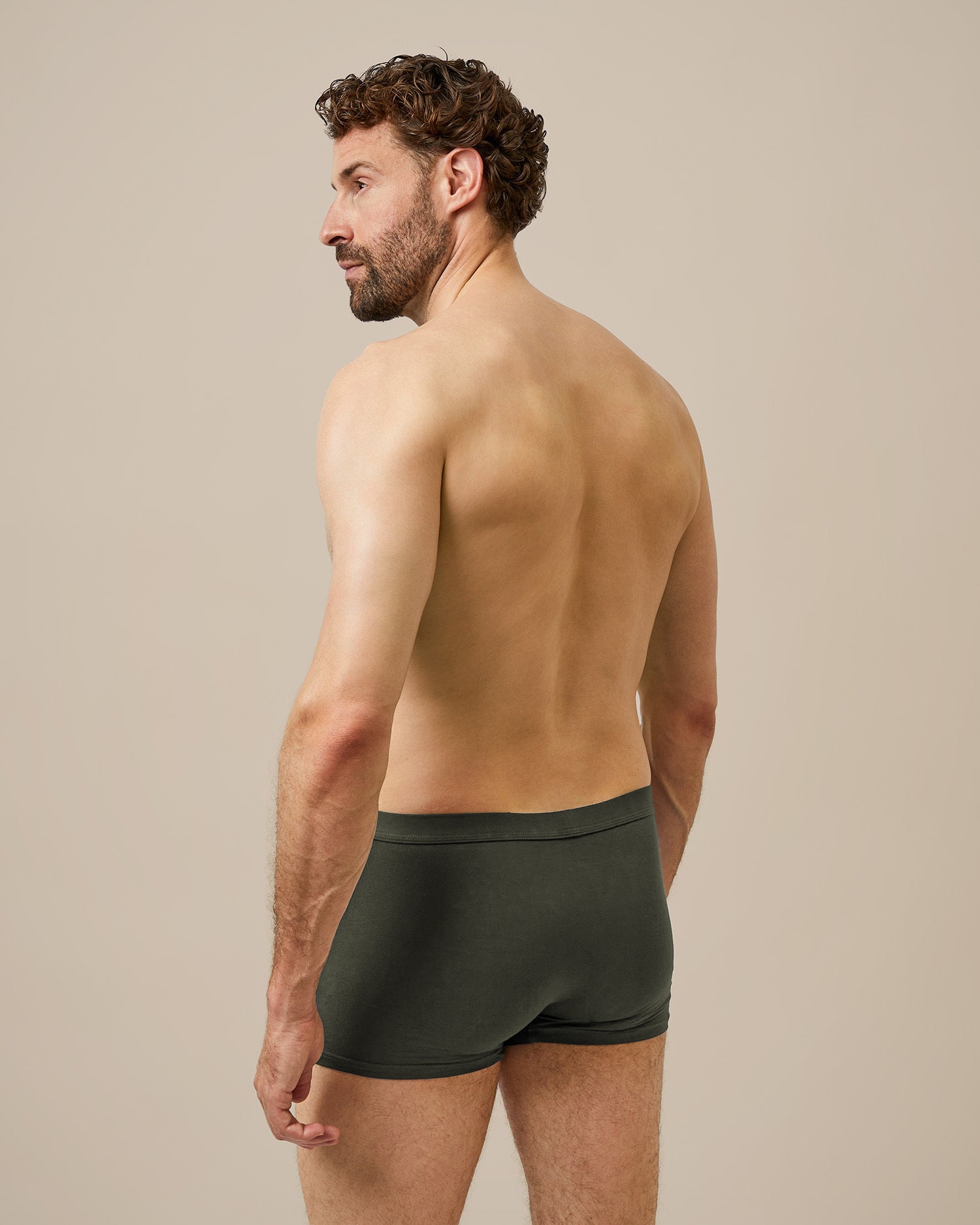 BOXR | Boxers en bambou - Lot de 8 - Olive Verte