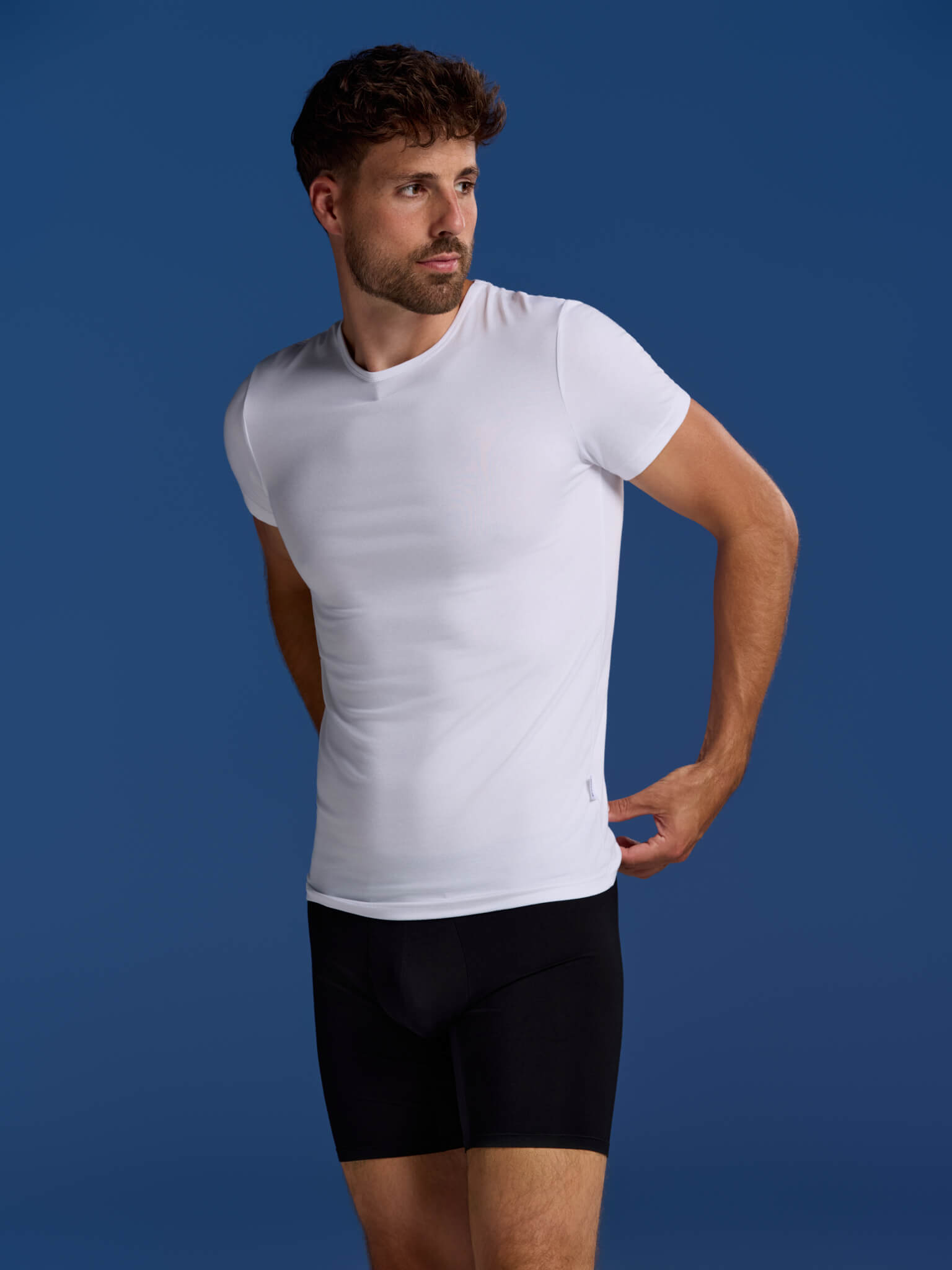 BOXR | T-shirt en bambou - Lot de 2 - Blanc