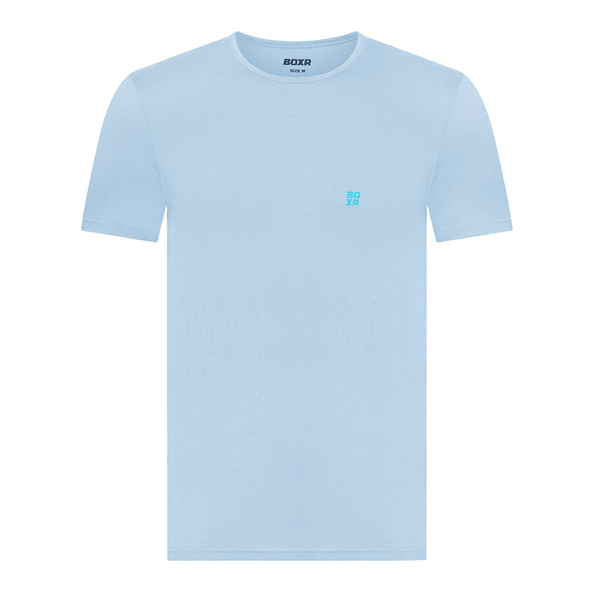 BOXR | Casual T-Shirt en Bambou - Lot de 1 - Bleu ciel