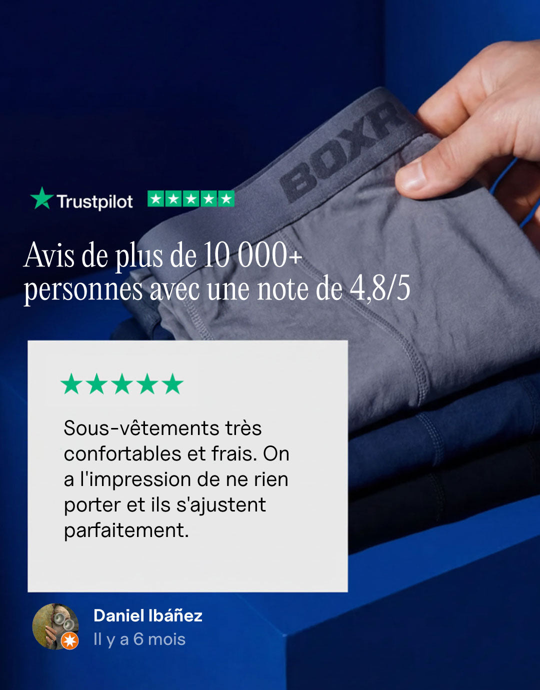 BOXR | Boxers en Bambou Pro - Lot de 3 - Classiques