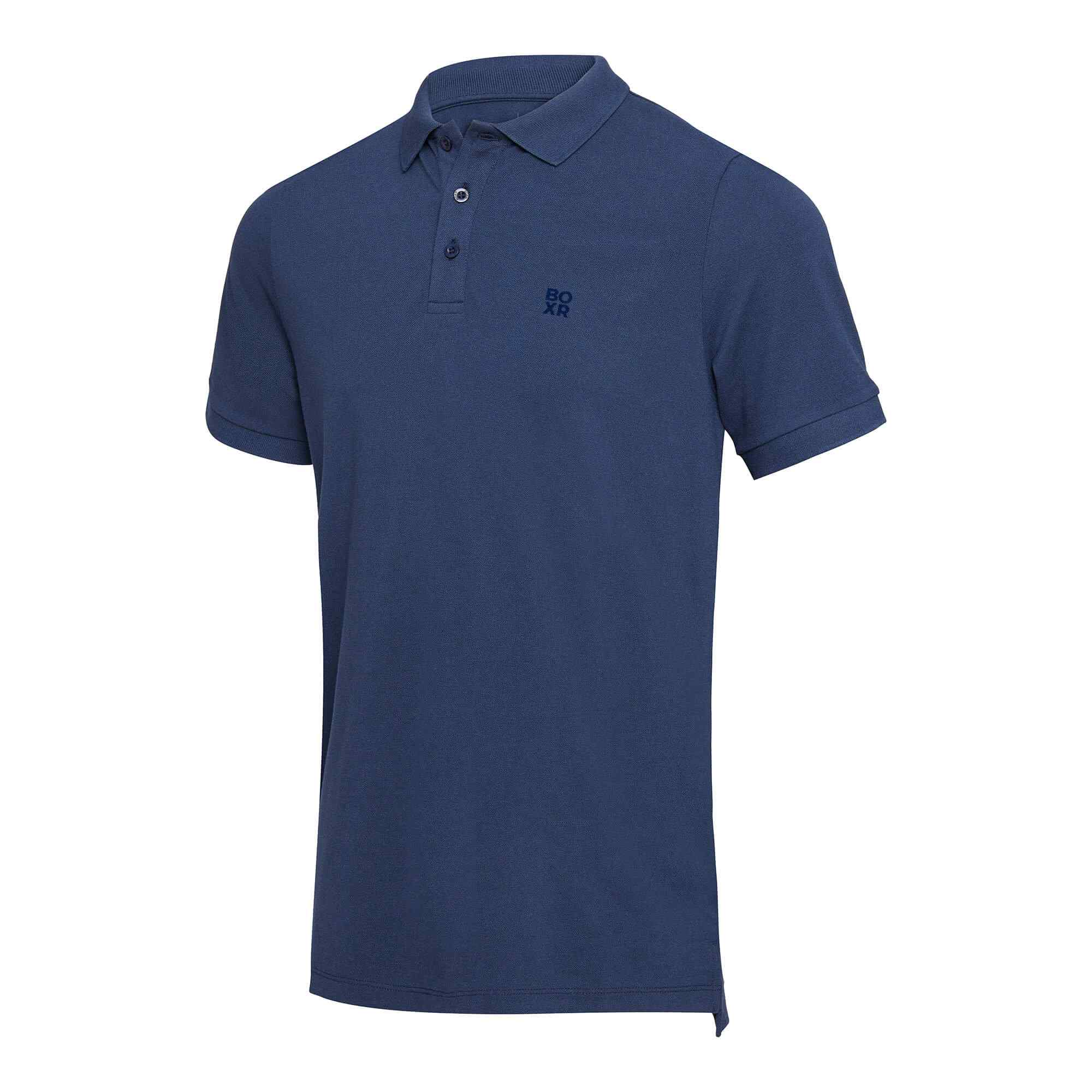 BOXR | Polos en Bambou Lot de 2 Bleu Marine