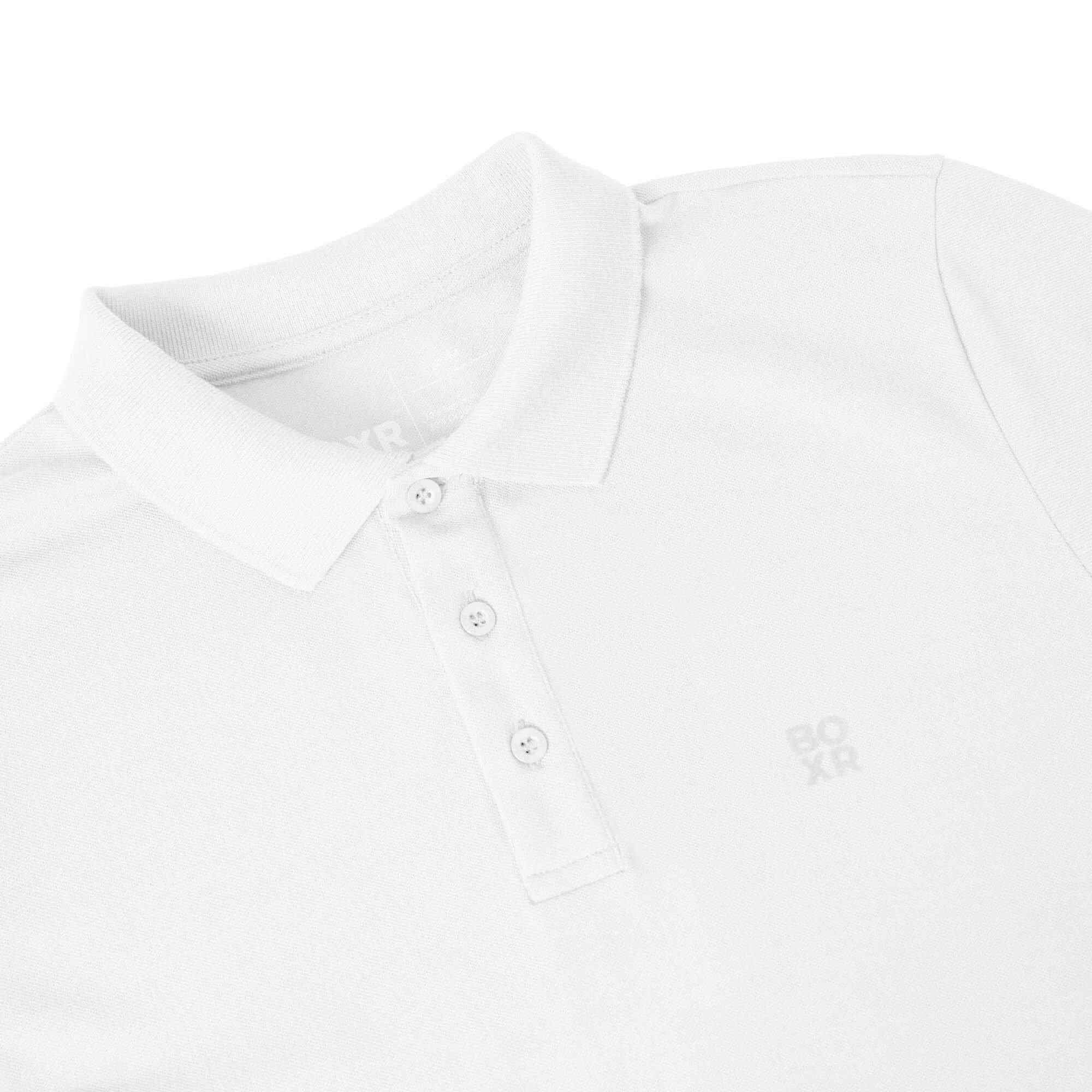 BOXR | Polos en Bambou Lot de 2 Blanc