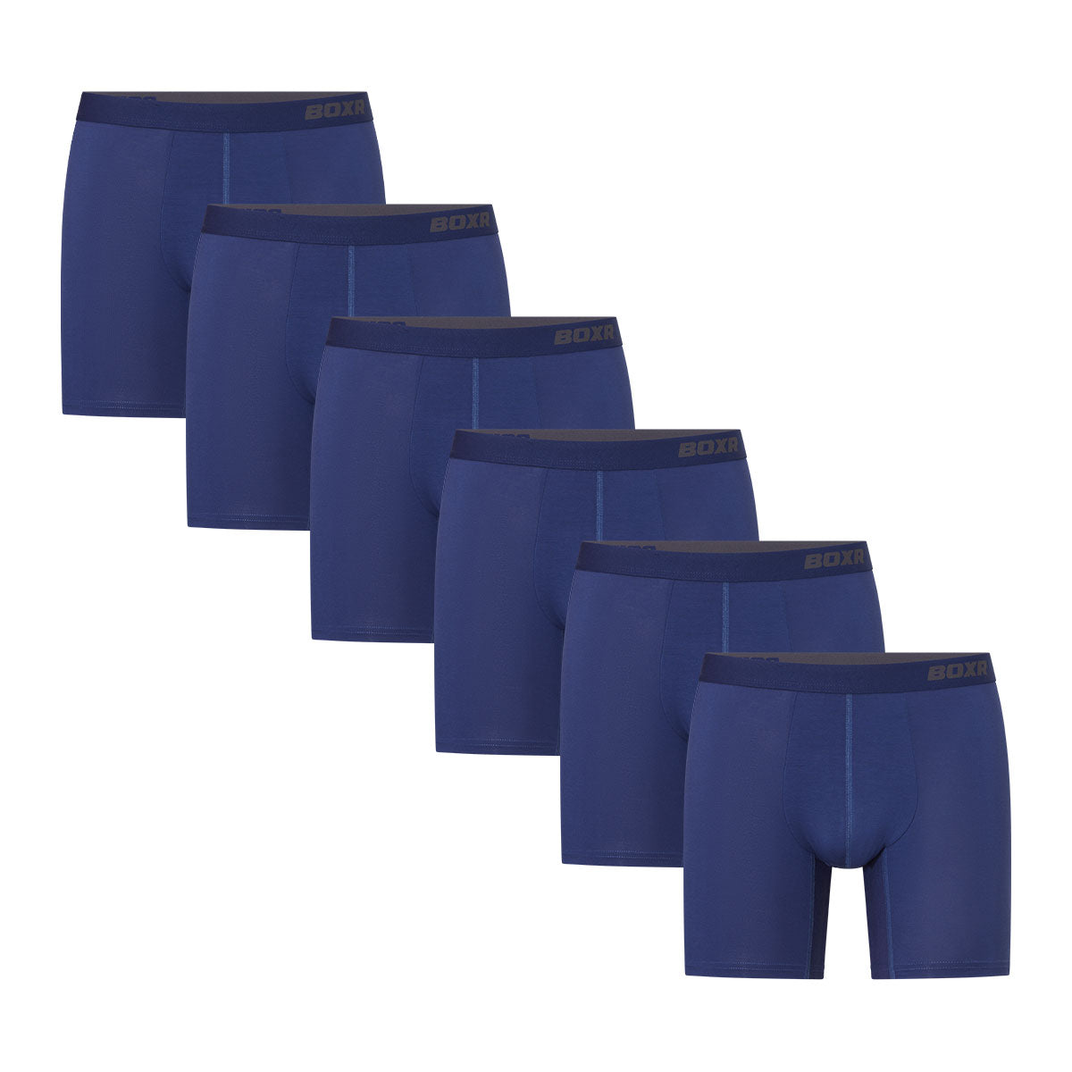 BOXR | Boxers en Bambou Pro - Lot de 6 - Bleu