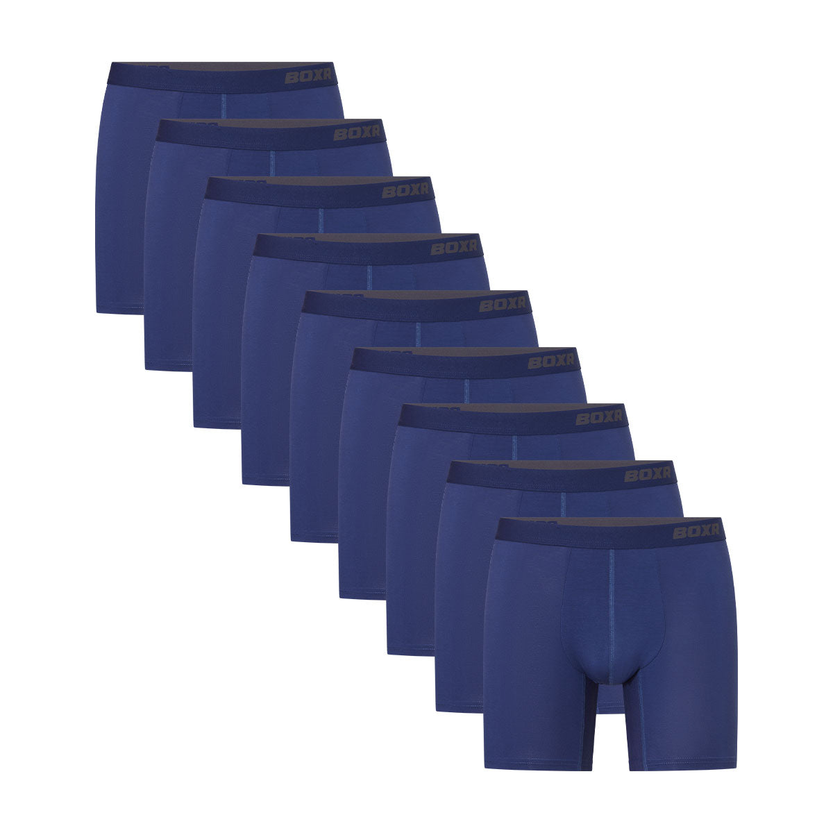 BOXR | Boxers en Bambou Pro - Lot de 9 - Bleu