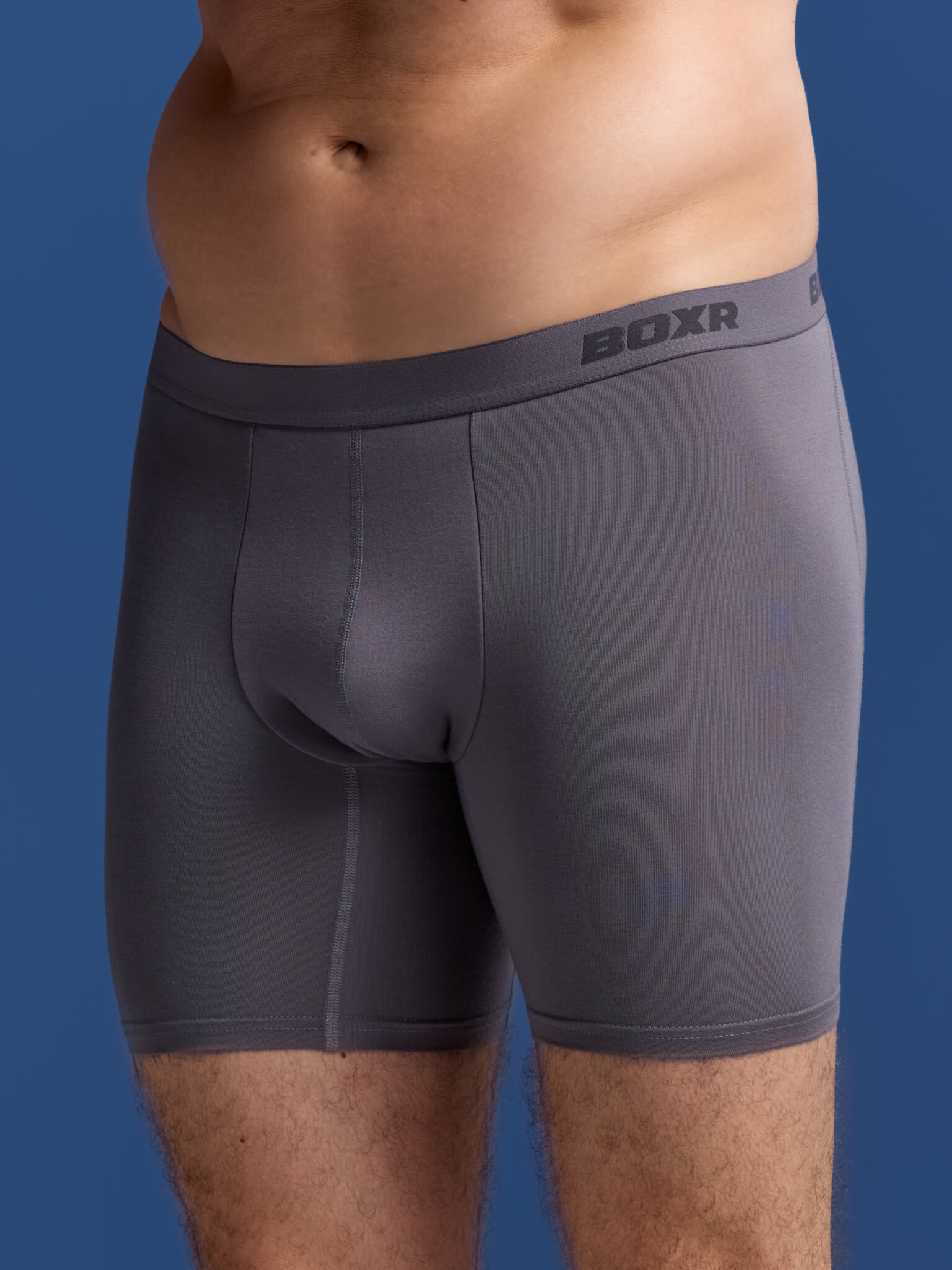 BOXR | Boxers en Bambou Pro - Lot de 6 - Gris