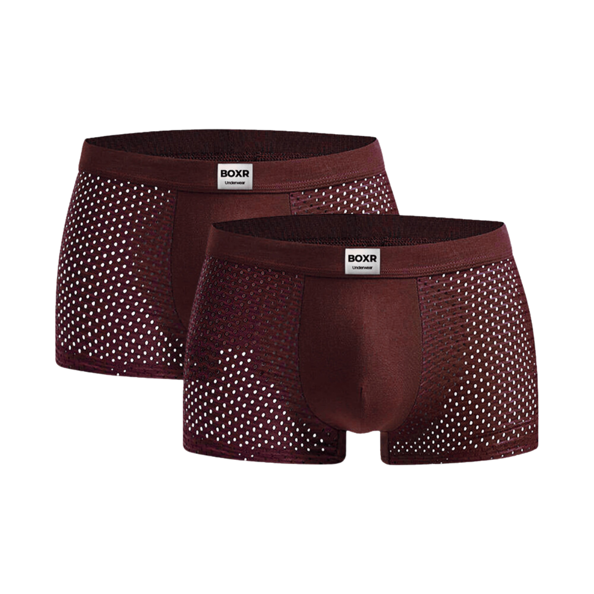 BOXR | Boxers en bambou - Lot de 2 - Rouge