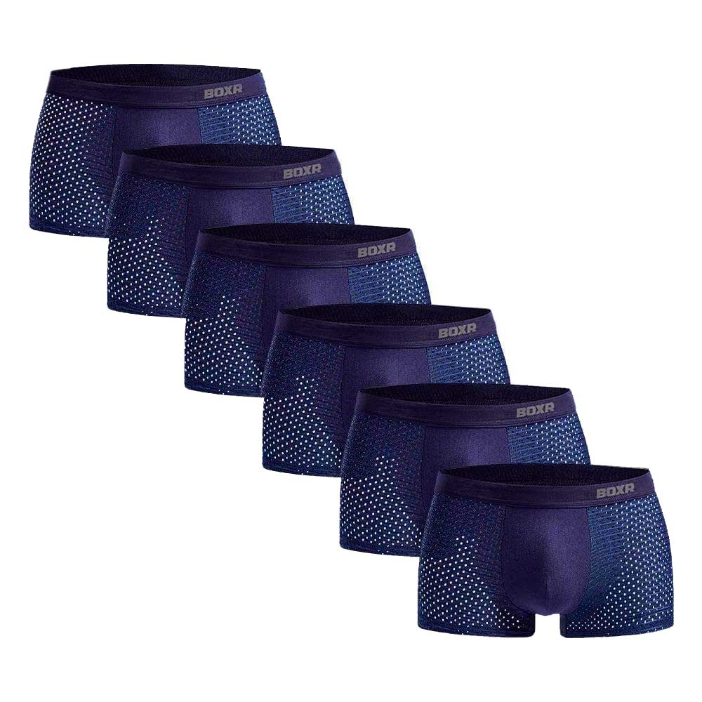 BOXR | Boxers en Bambou 2.0 - Lot de 6 - Bleu