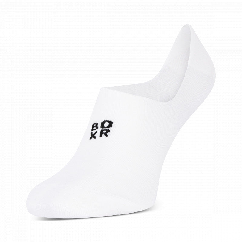 BOXR | Footies de cheville en bambou - Lot de 2 - Blanc