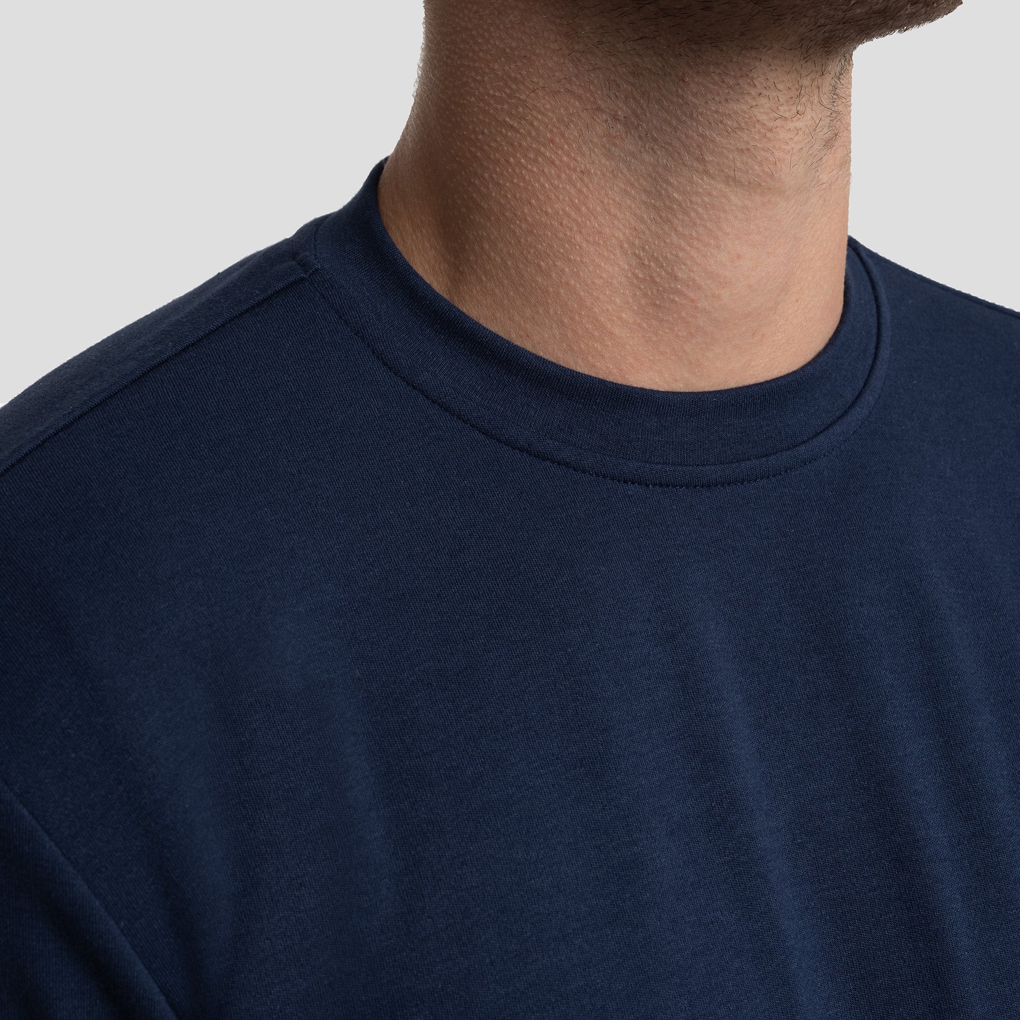 BOXR | Pull col rond Bleu Marine