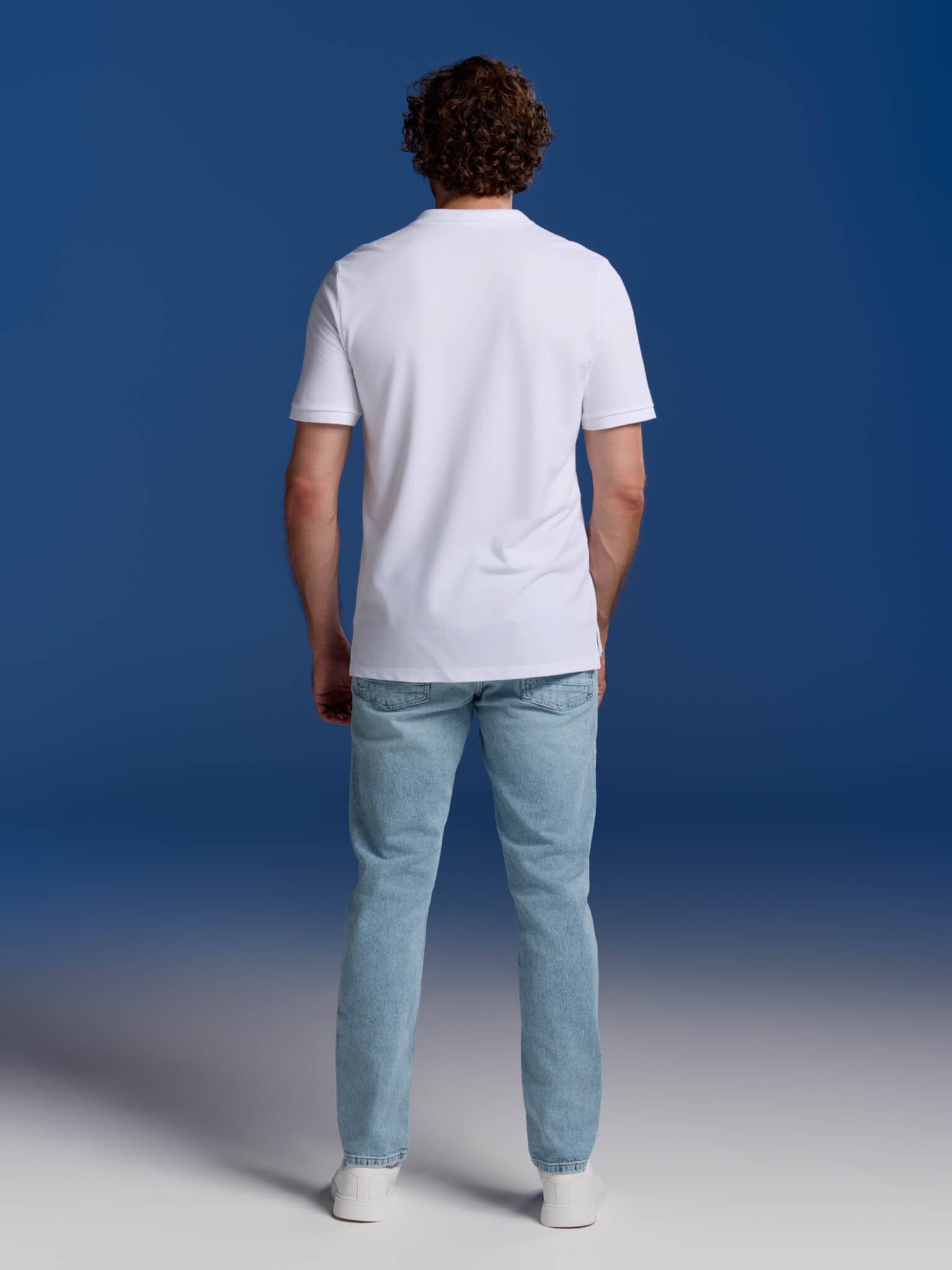 BOXR | Polos en Bambou Lot de 2 Blanc