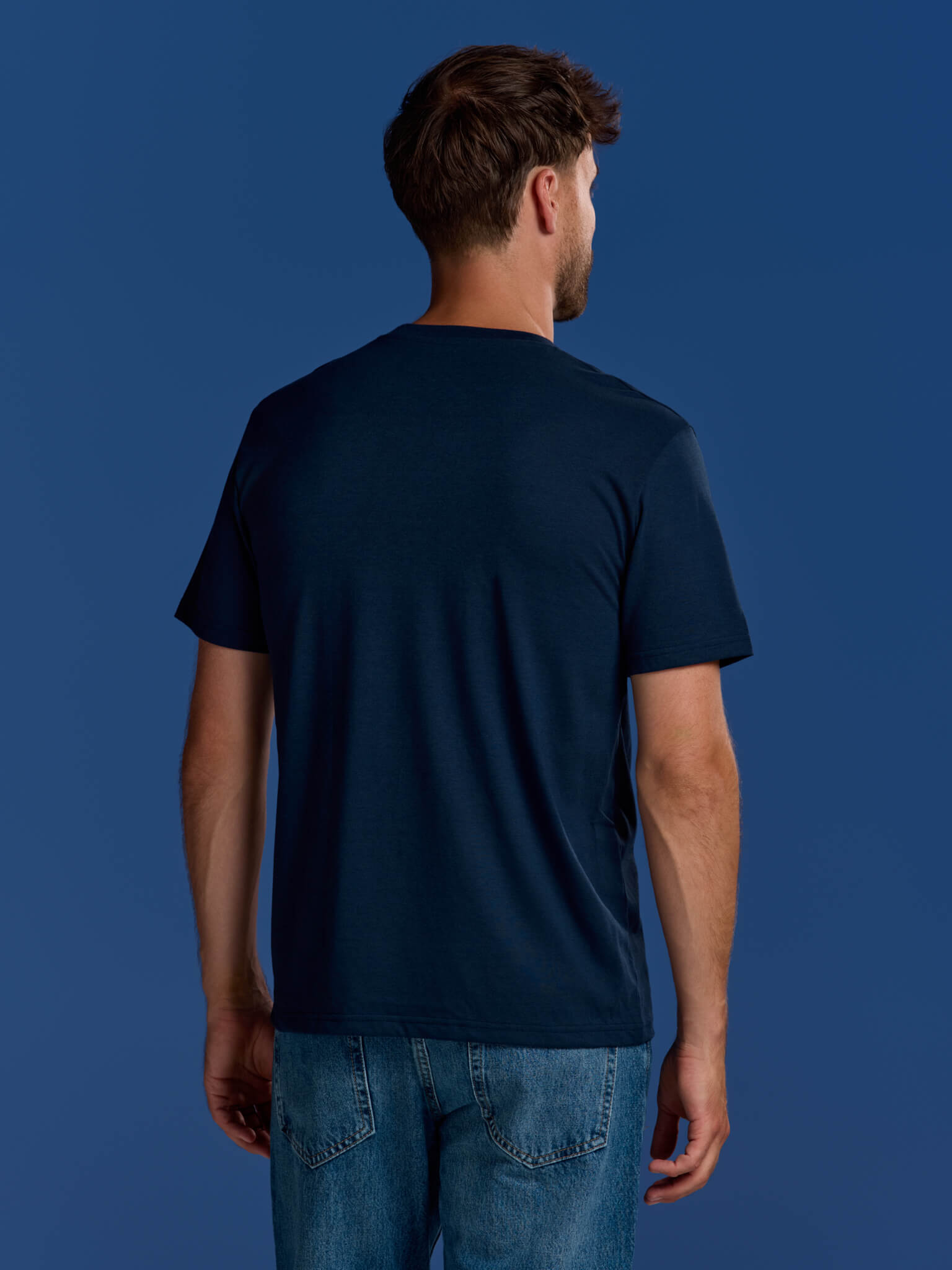 BOXR | Casual T-Shirt en Bambou - Lot de 1 - Bleu Marine