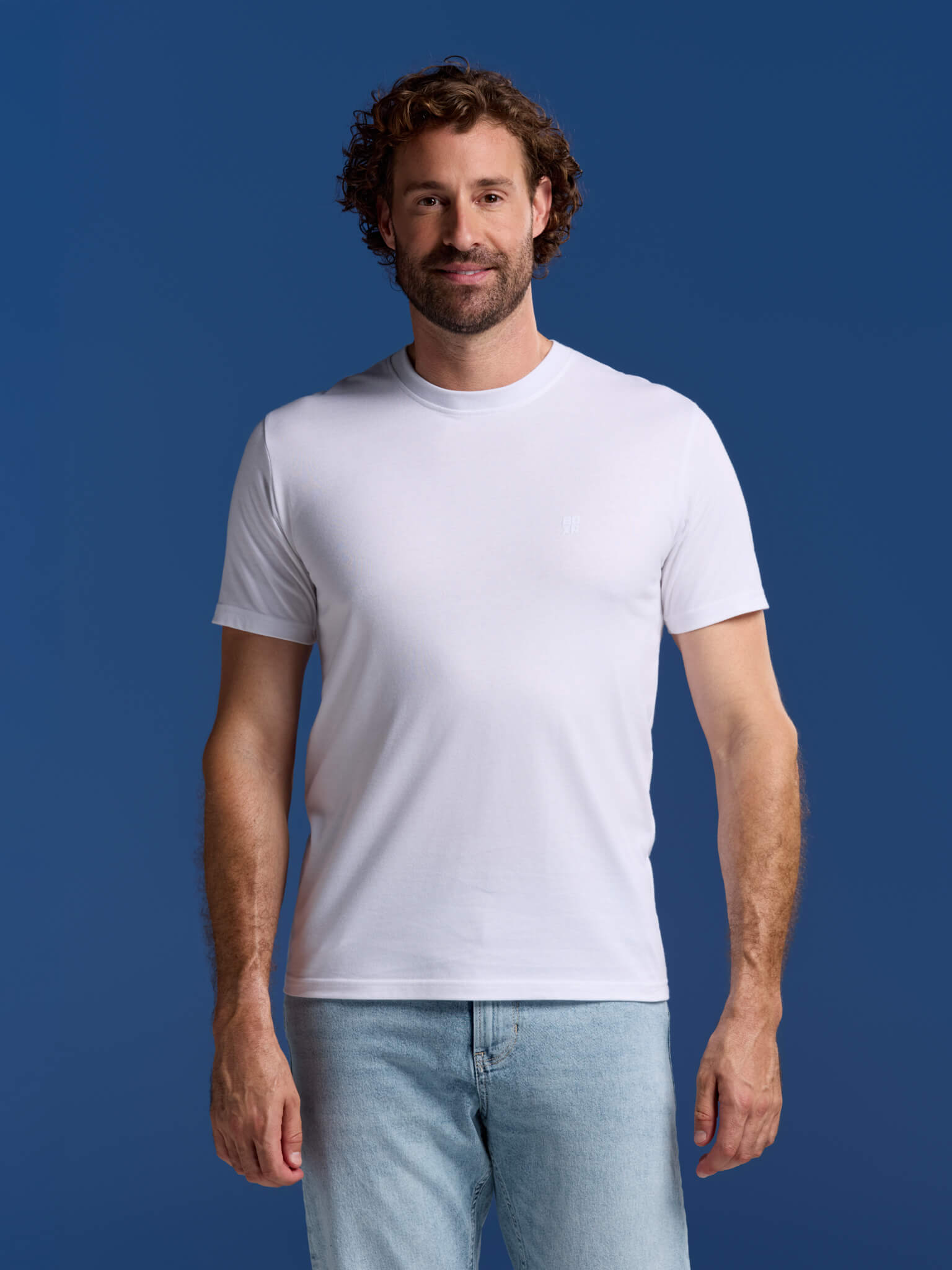 BOXR | Casual T-Shirt en Bambou - Lot de 1 - Blanc
