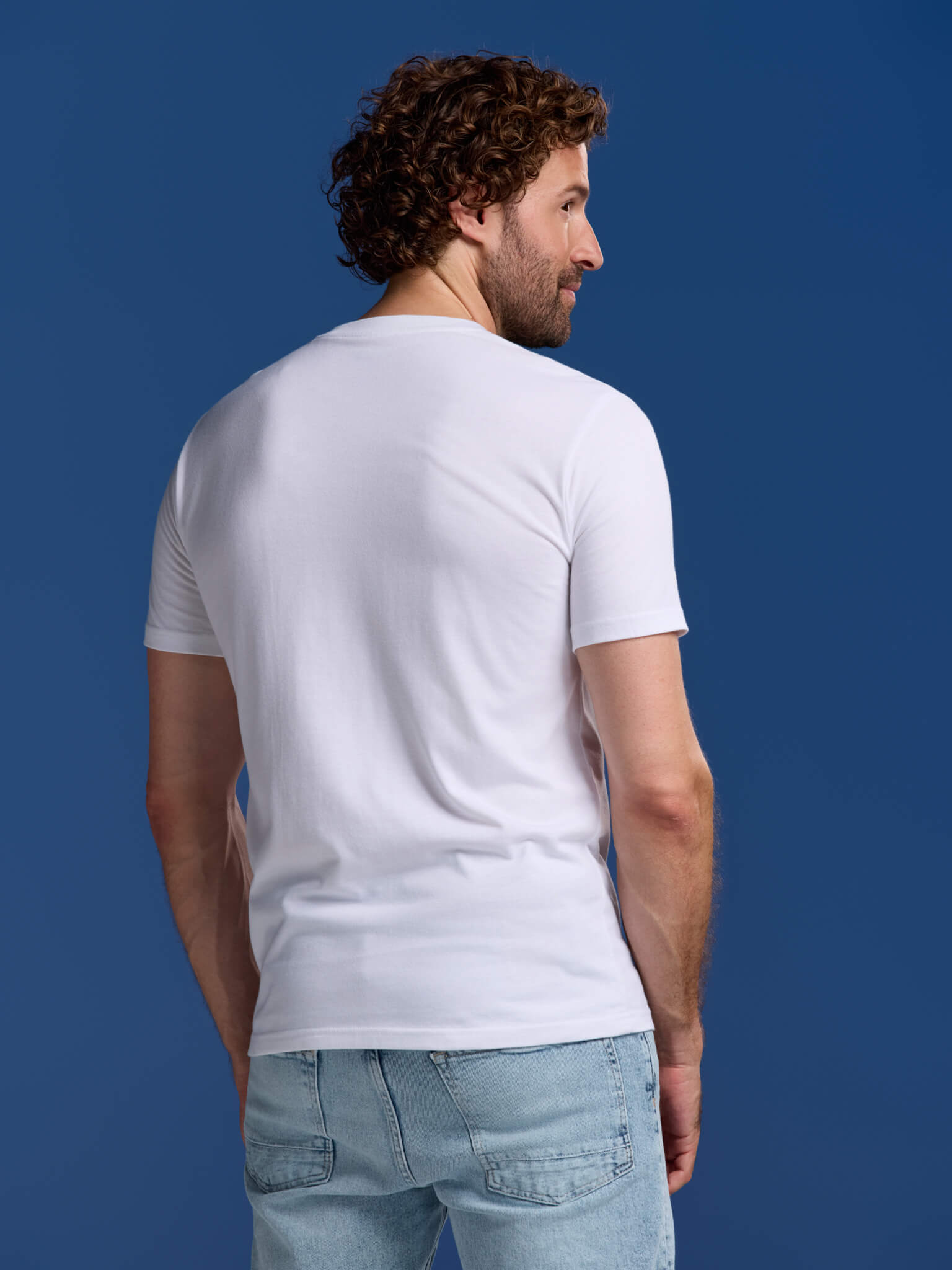 BOXR | Casual T-Shirt en Bambou - Lot de 5 - Blanc