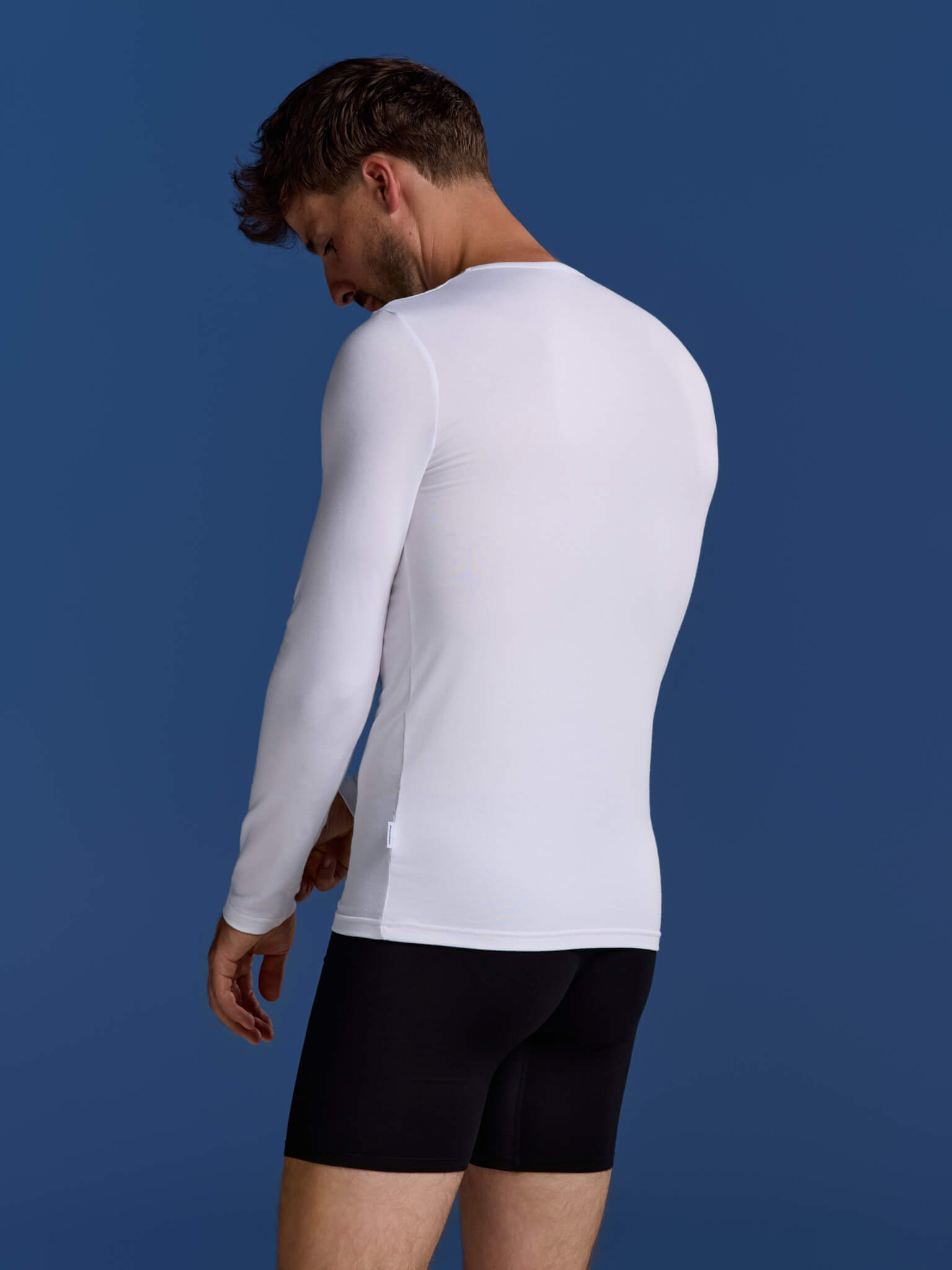 BOXR | T-shirt à manches longues en bambou - Lot de 4 - Blanc