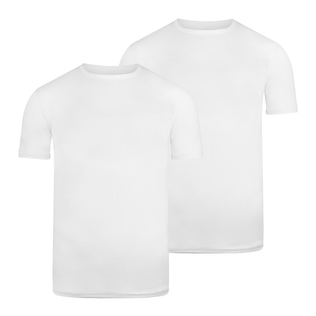 BOXR T shirt en bambou Lot de 2 Blanc