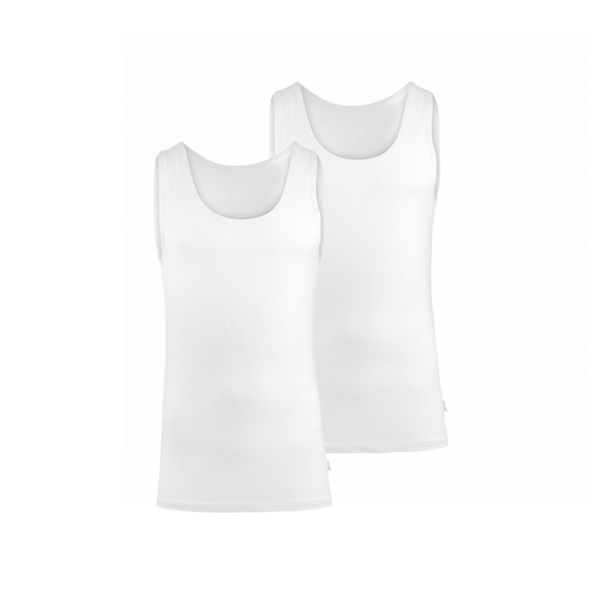 BOXR | Débardeur en Bambou - Lot de 2 - Blanc