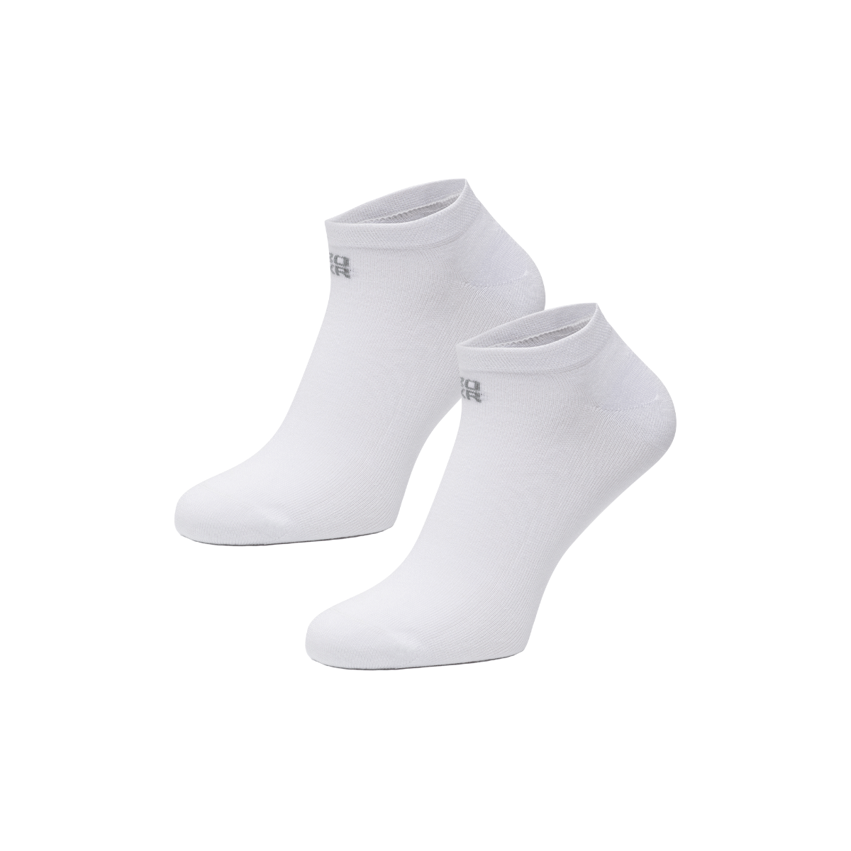 BOXR | Chaussettes de cheville en bambou - Lot de 2 - Blanc