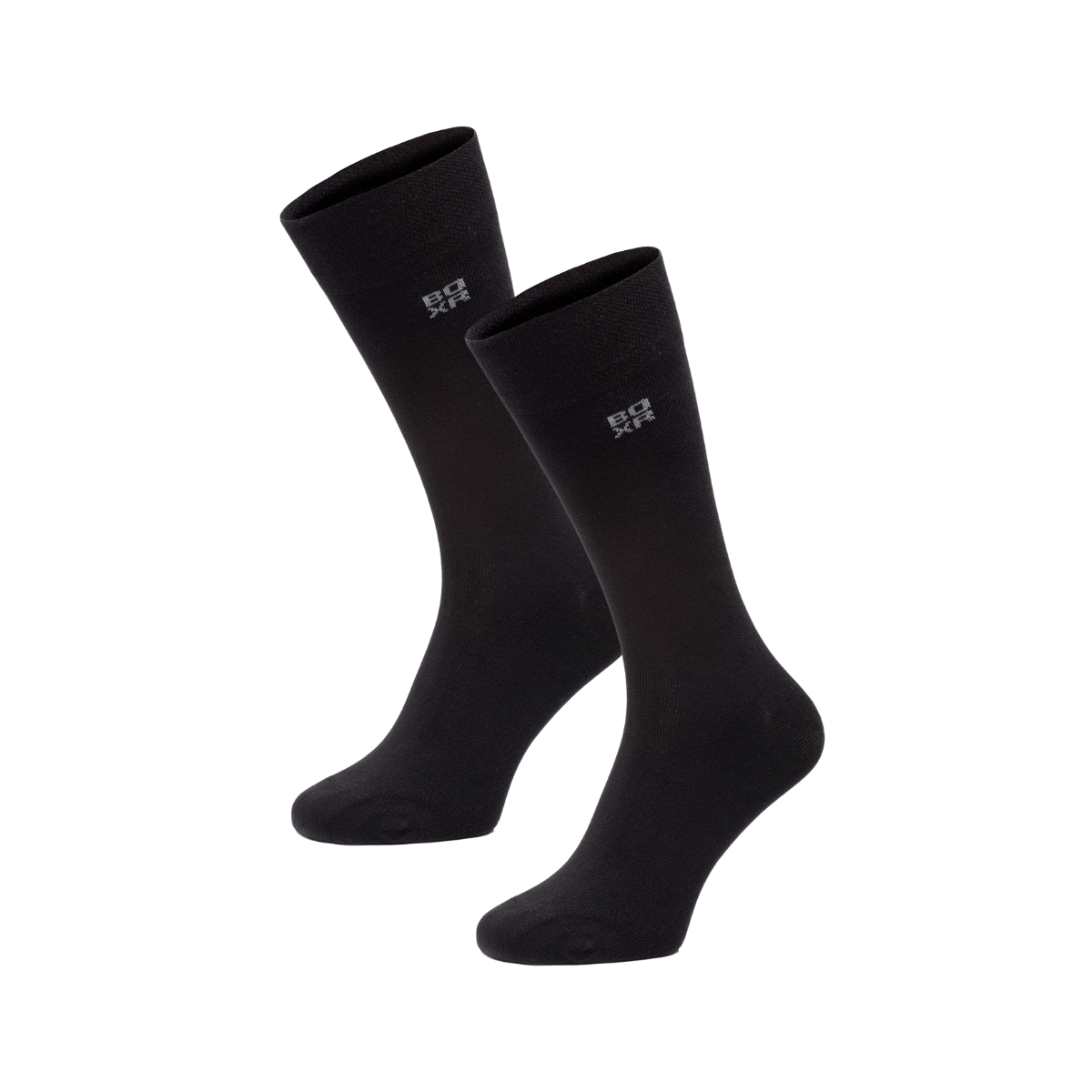 BOXR | Chaussettes en Bambou - Lot de 2 - Noir