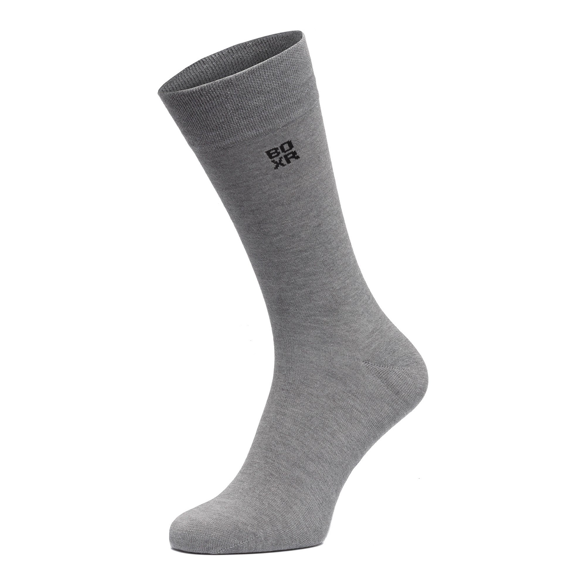 BOXR | Chaussettes en Bambou - Lot de 4 - Gris