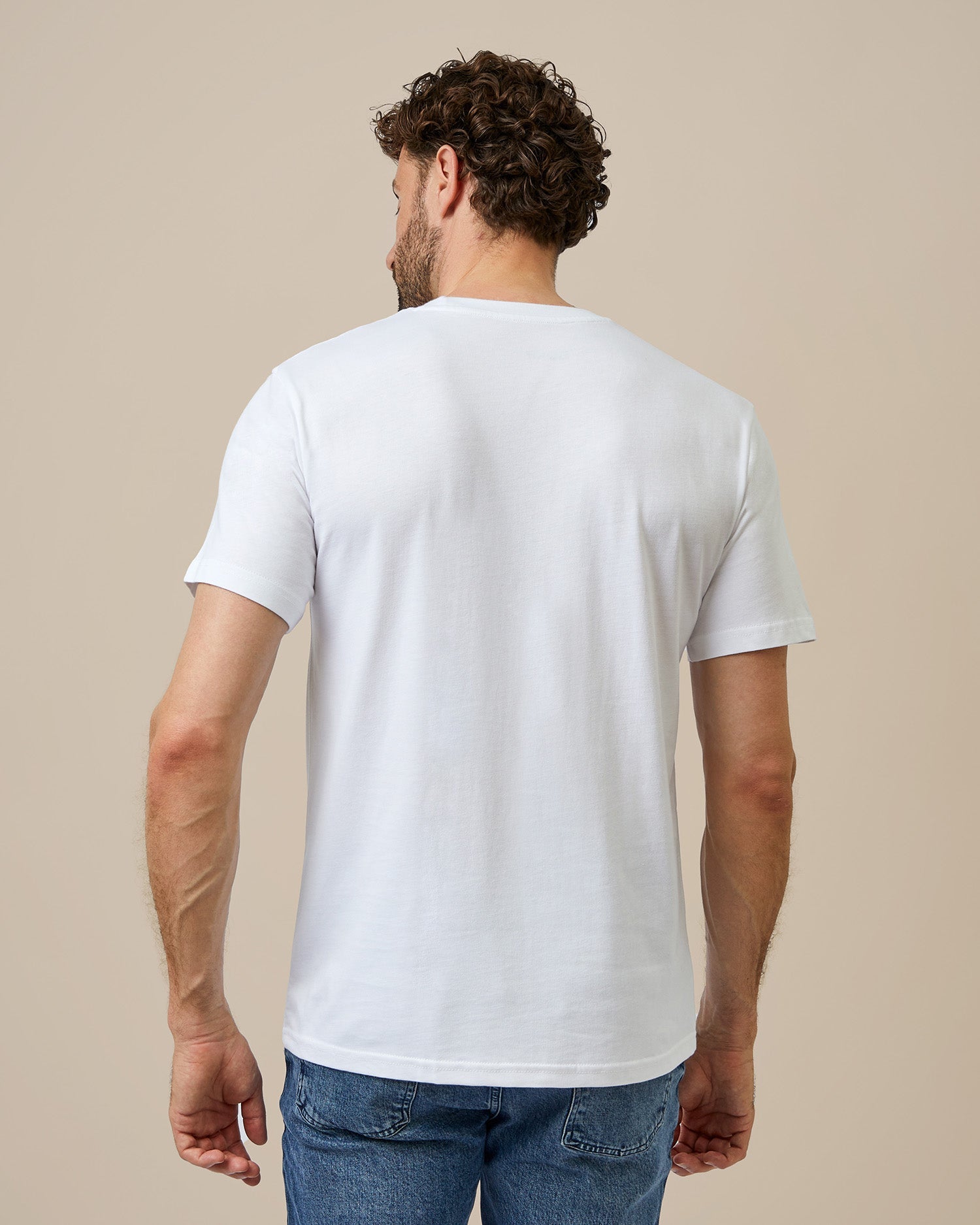 BOXR | Casual T-Shirt en Bambou - Lot de 5 - Blanc