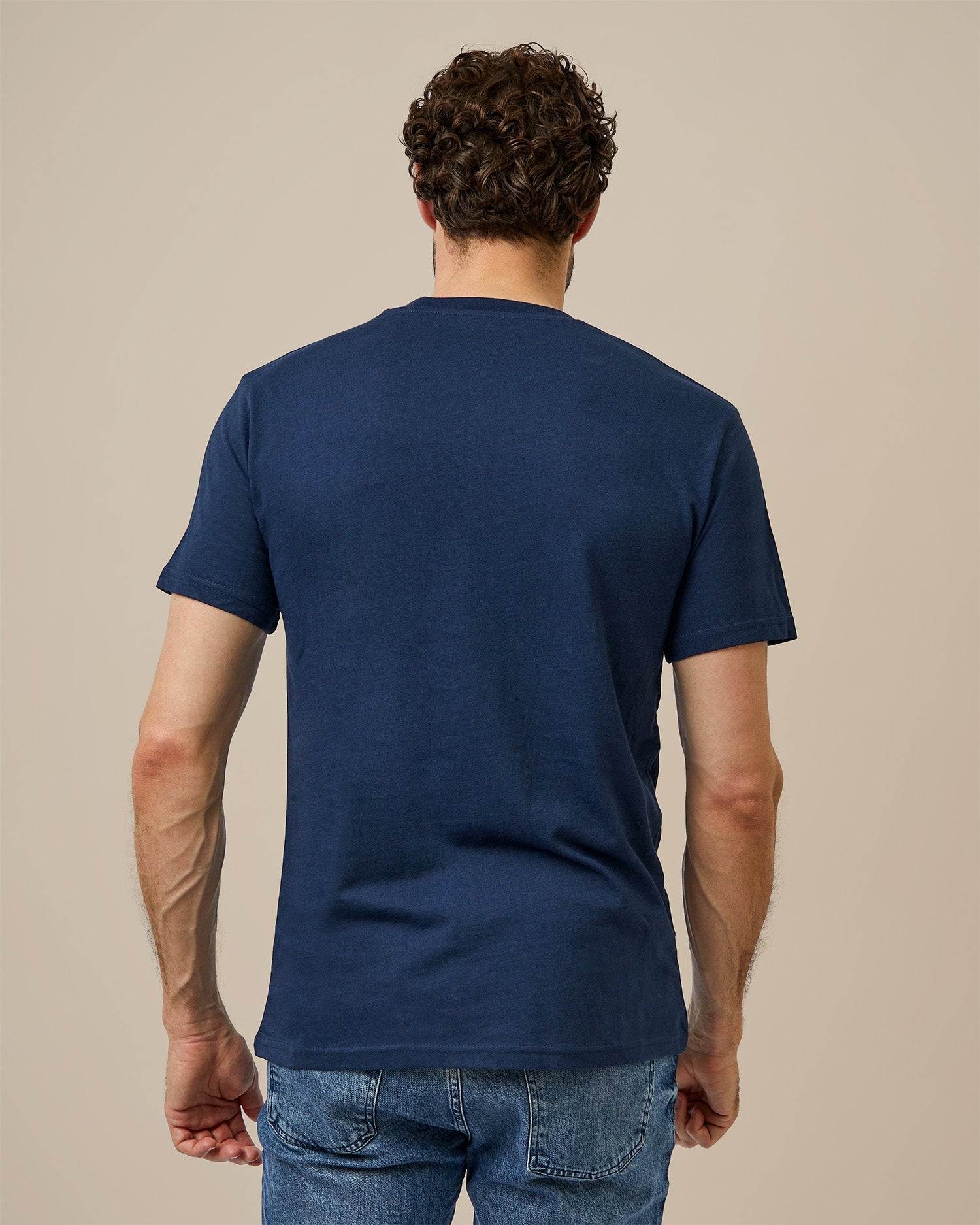 BOXR | Casual T-Shirt en Bambou - Lot de 1 - Bleu Marine