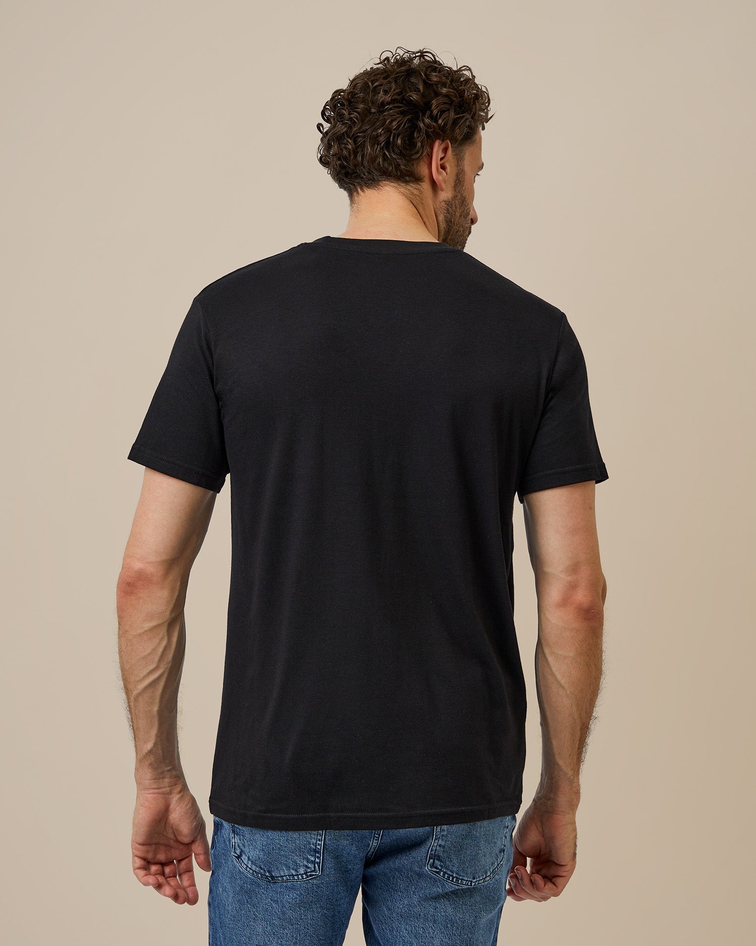 BOXR | Casual T-Shirt en Bambou - Lot de 10 - Noir