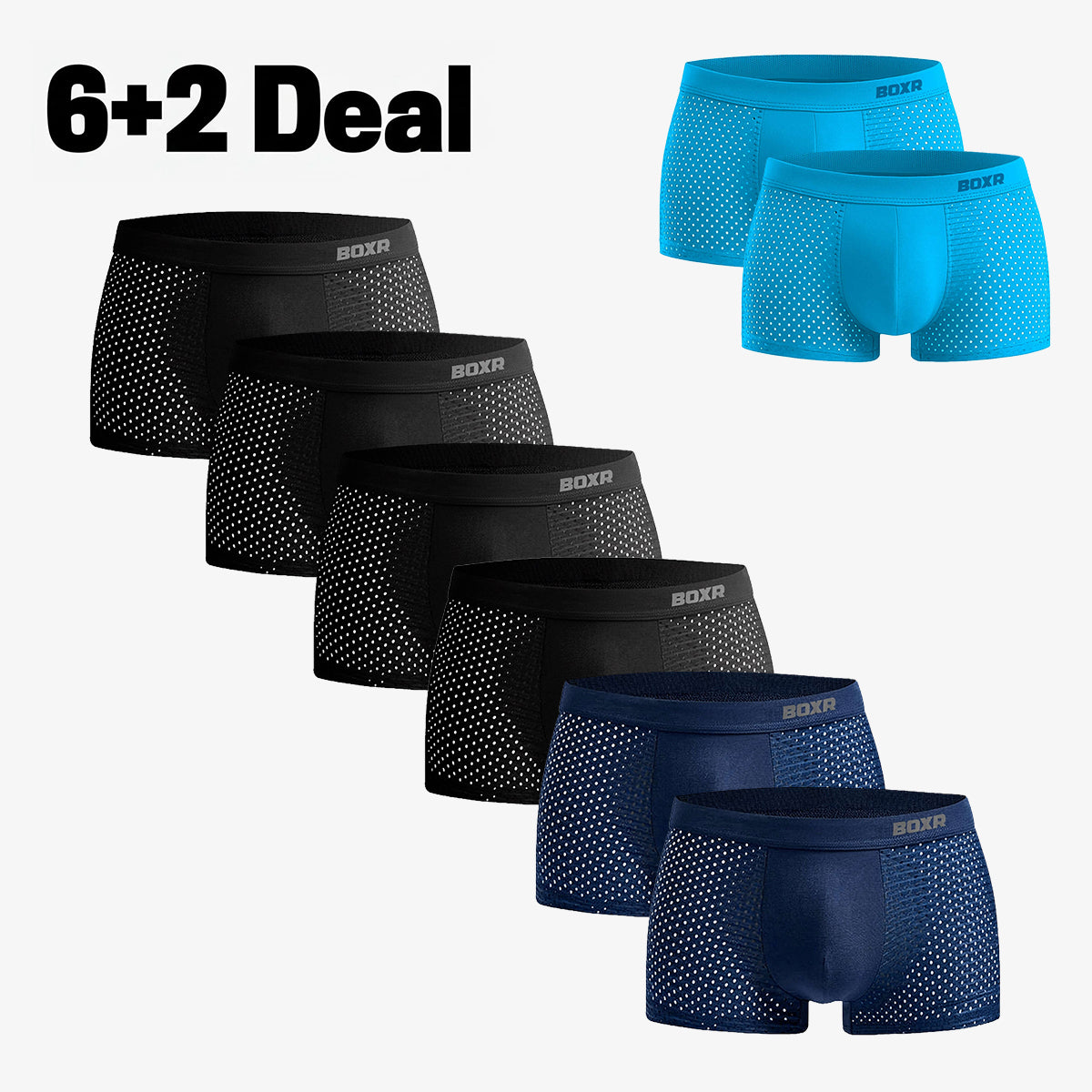 Boxers en Bambou Original 6+2 OFFERTS