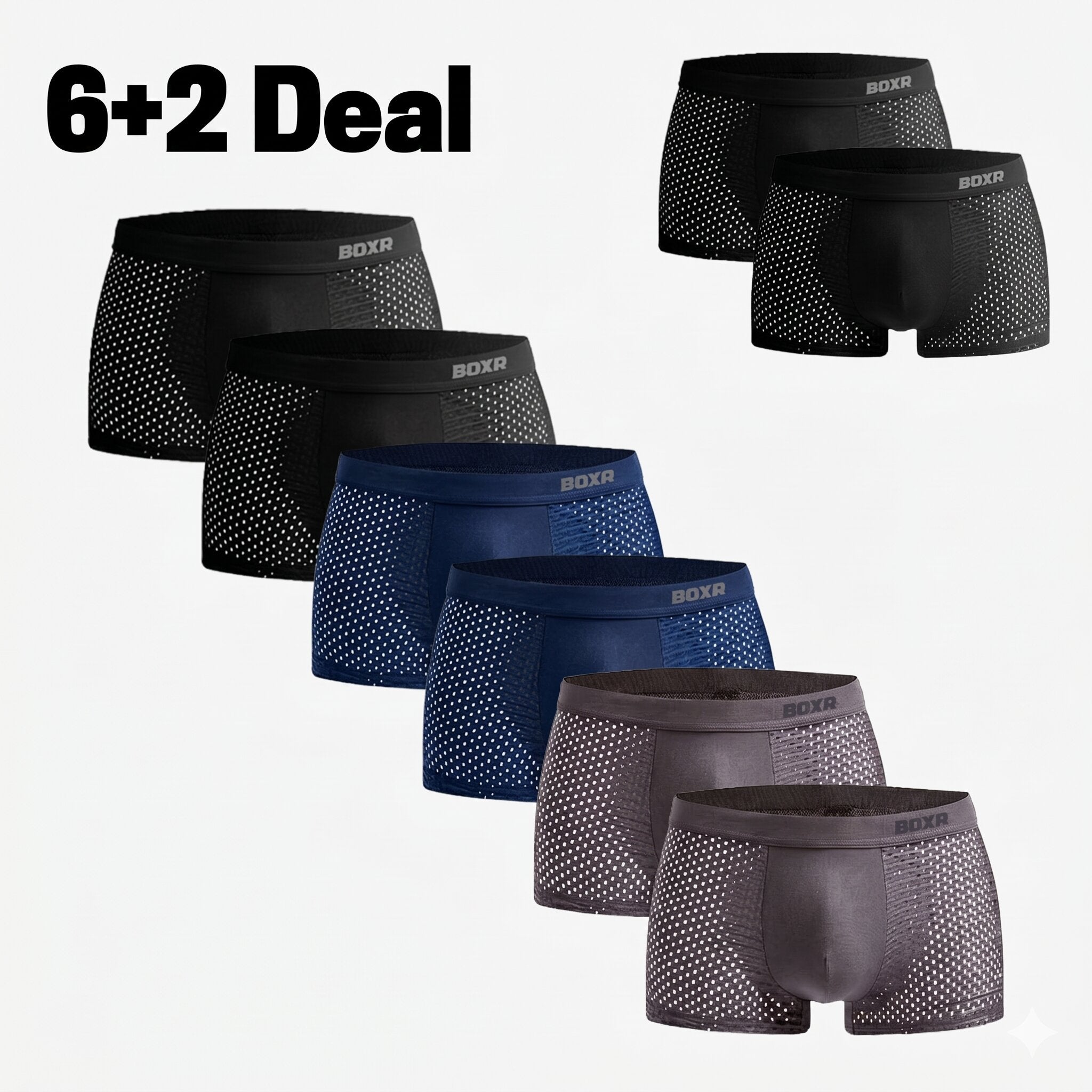 Boxers en Bambou Original 6+2 OFFERTS