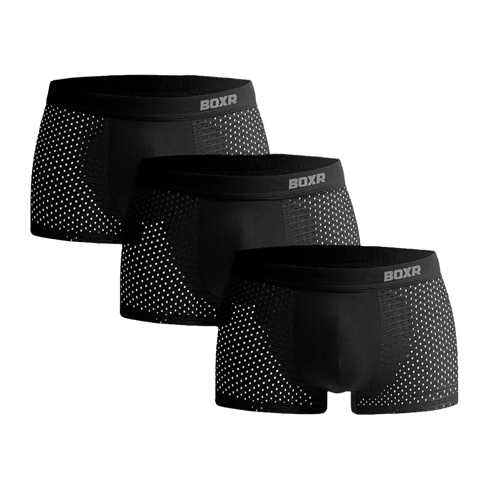 BOXR | Boxers en Bambou 2.0 - Lot de 3 - Noir