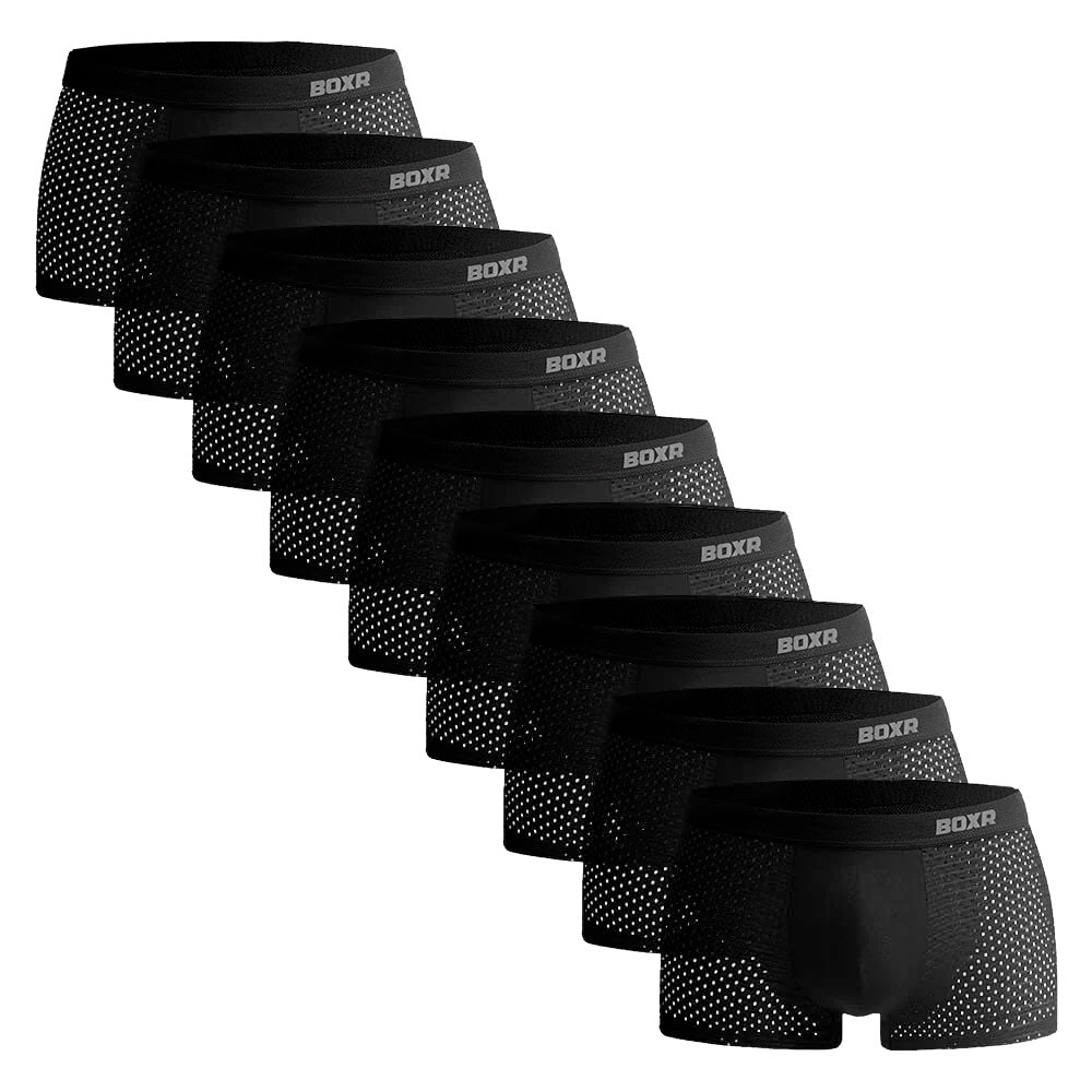 BOXR | Boxers en Bambou 2.0 - Lot de 9 - Noir
