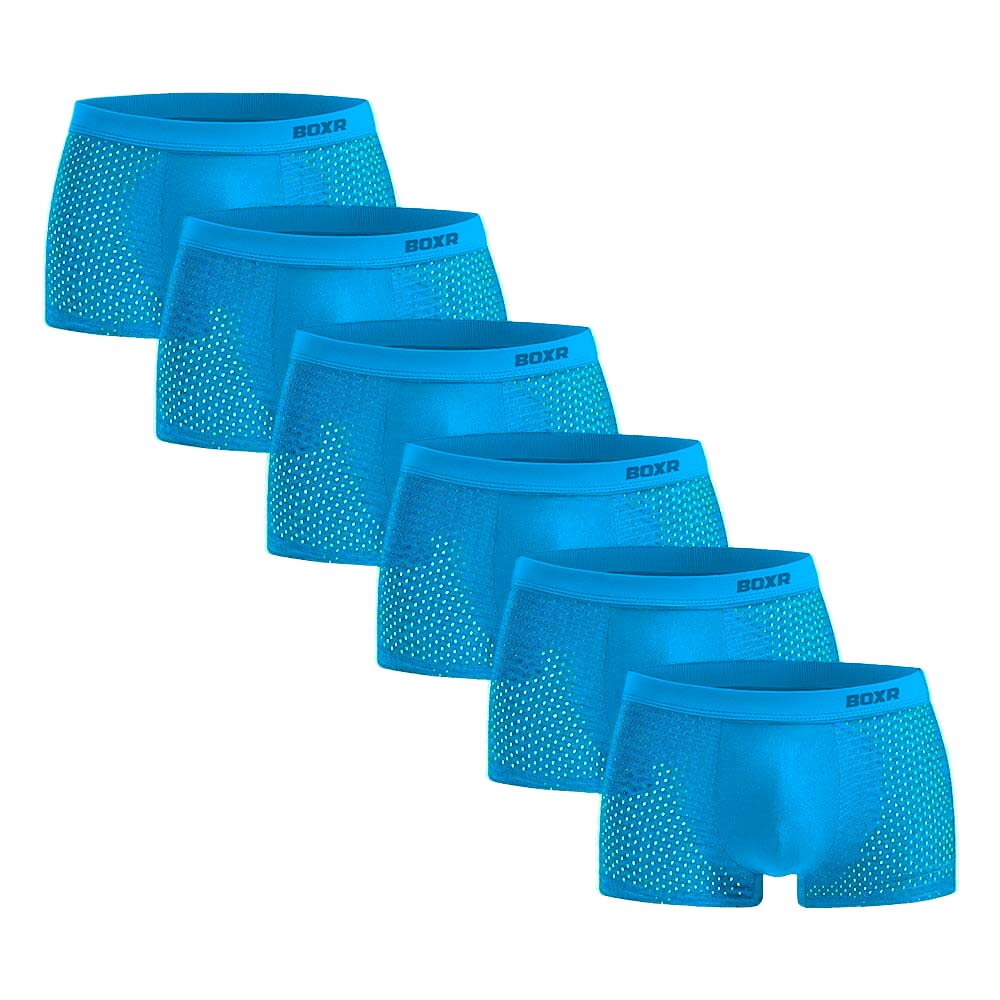 BOXR | Boxers en Bambou 2.0 - Lot de 6 - Bleu Clair
