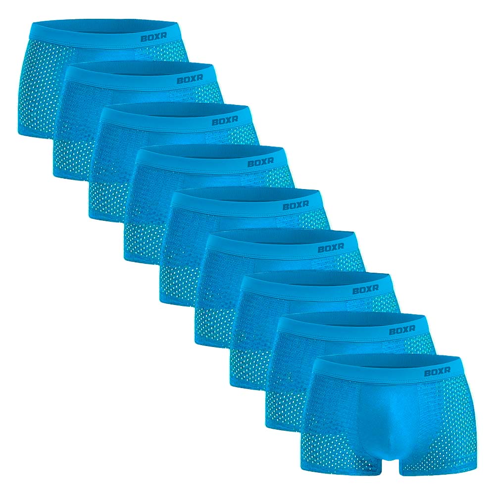 BOXR | Boxers en Bambou 2.0 - Lot de 9 - Bleu Clair