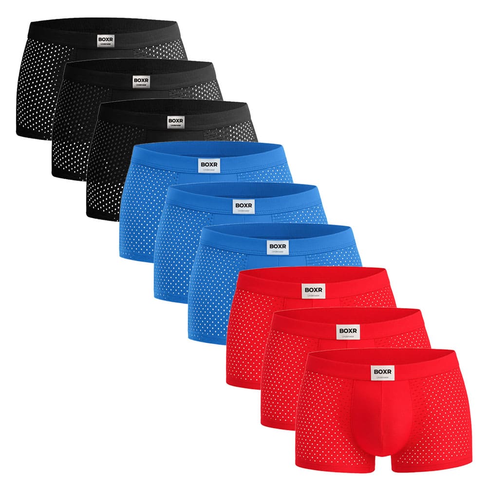 BOXR | Boxers en bambou - Lot de 9 - Frais