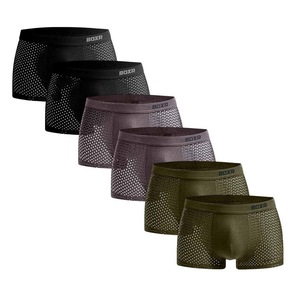 BOXR | Boxers en Bambou 2.0 - Lot de 6 - Air de la forêt