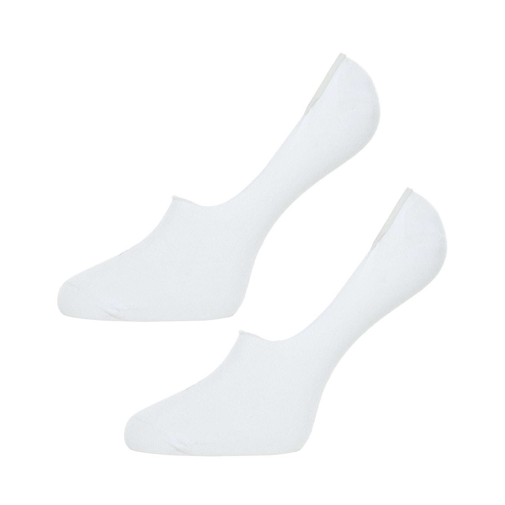 BOXR | Footies de cheville en bambou - Lot de 2 - Blanc