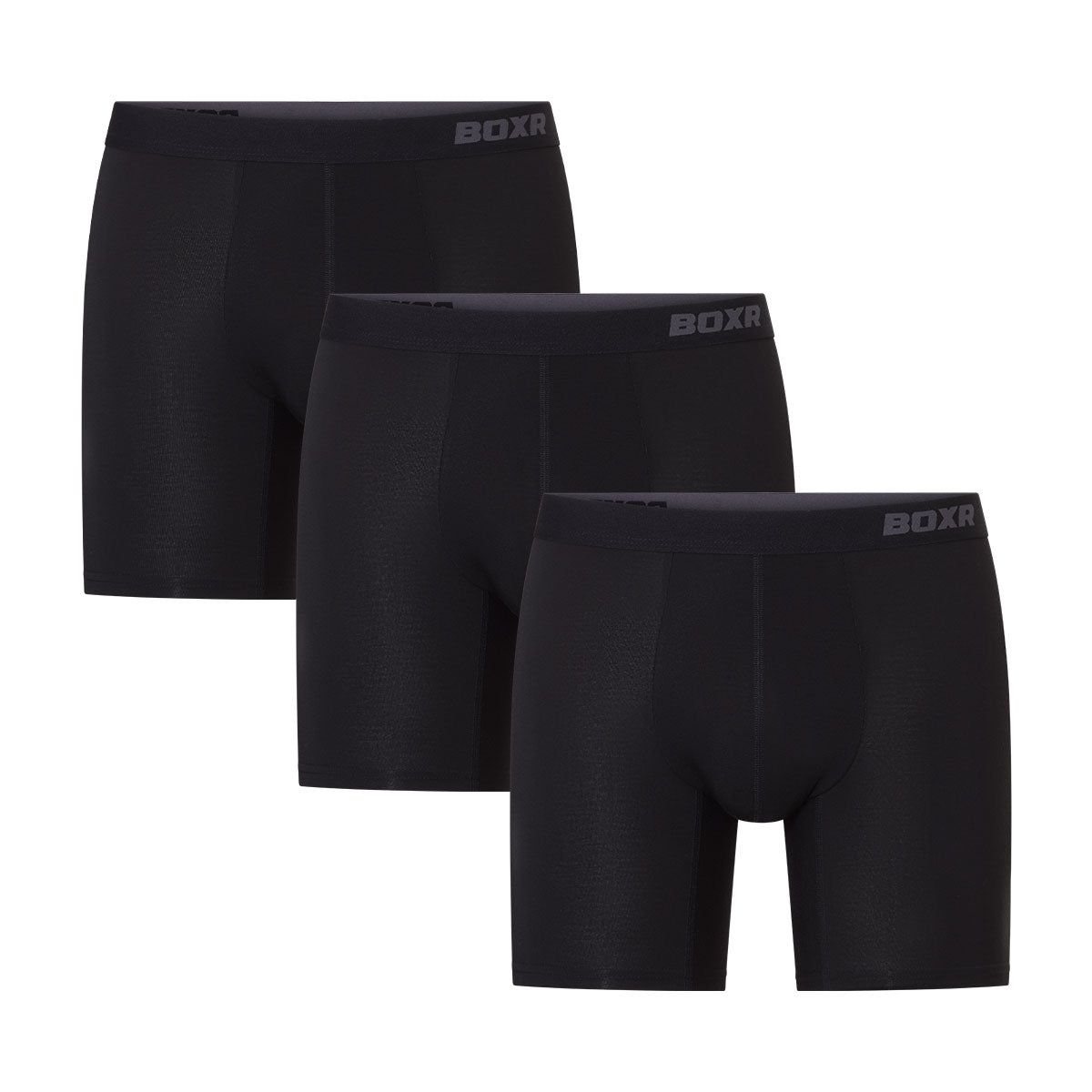 BOXR | Boxers en Bambou Pro - Lot de 3 - Noir
