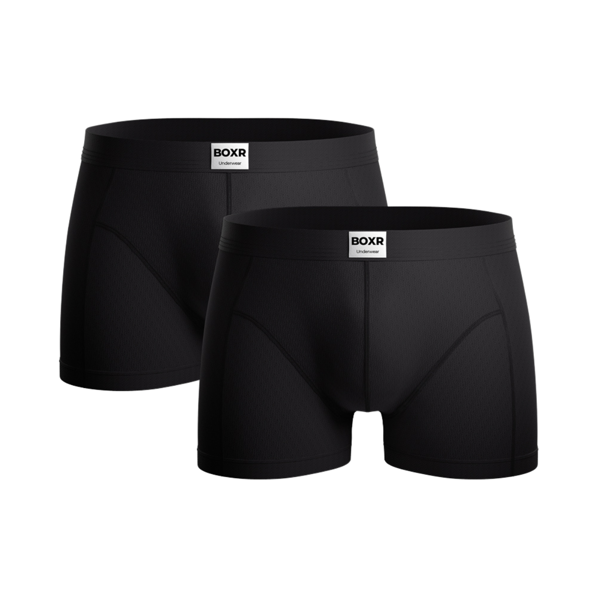 BOXR | Le Classique Boxers en bambou - Lot de 2 - Noir