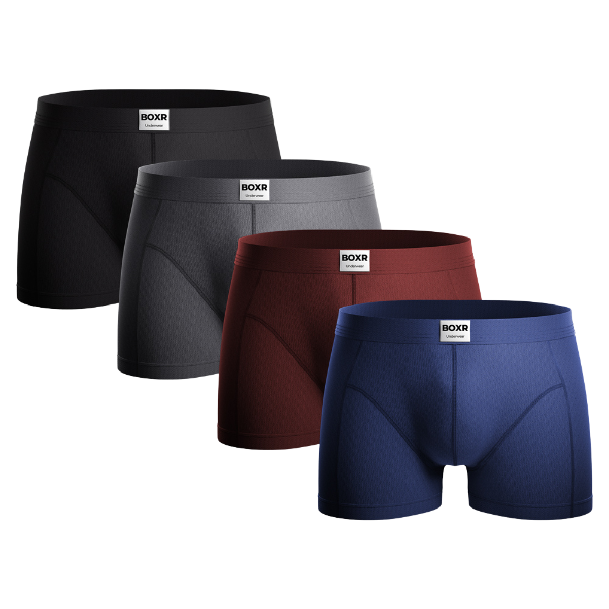 BOXR | Le Classique Boxers en bambou - Lot de 4