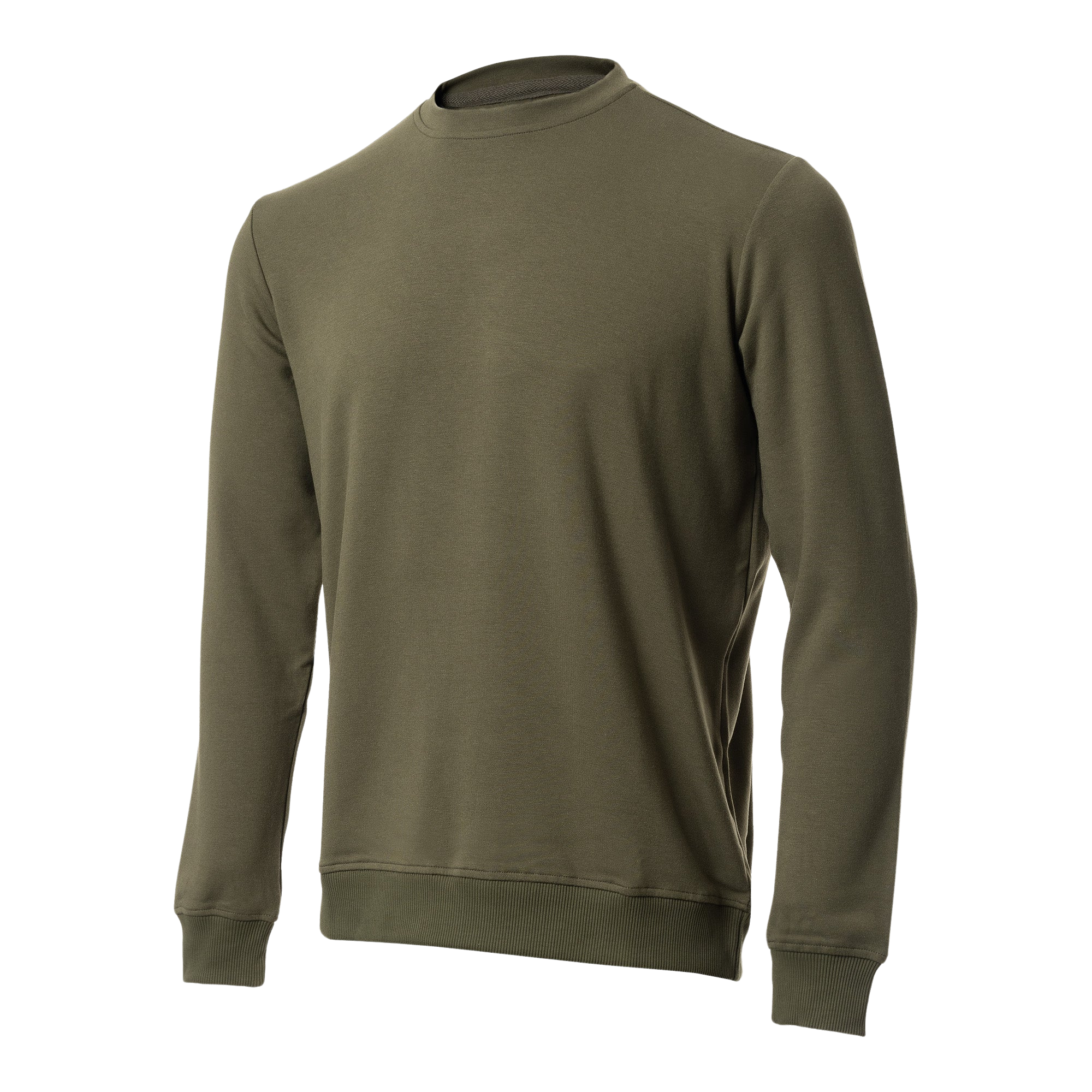 BOXR | Pull col rond Olive Verte