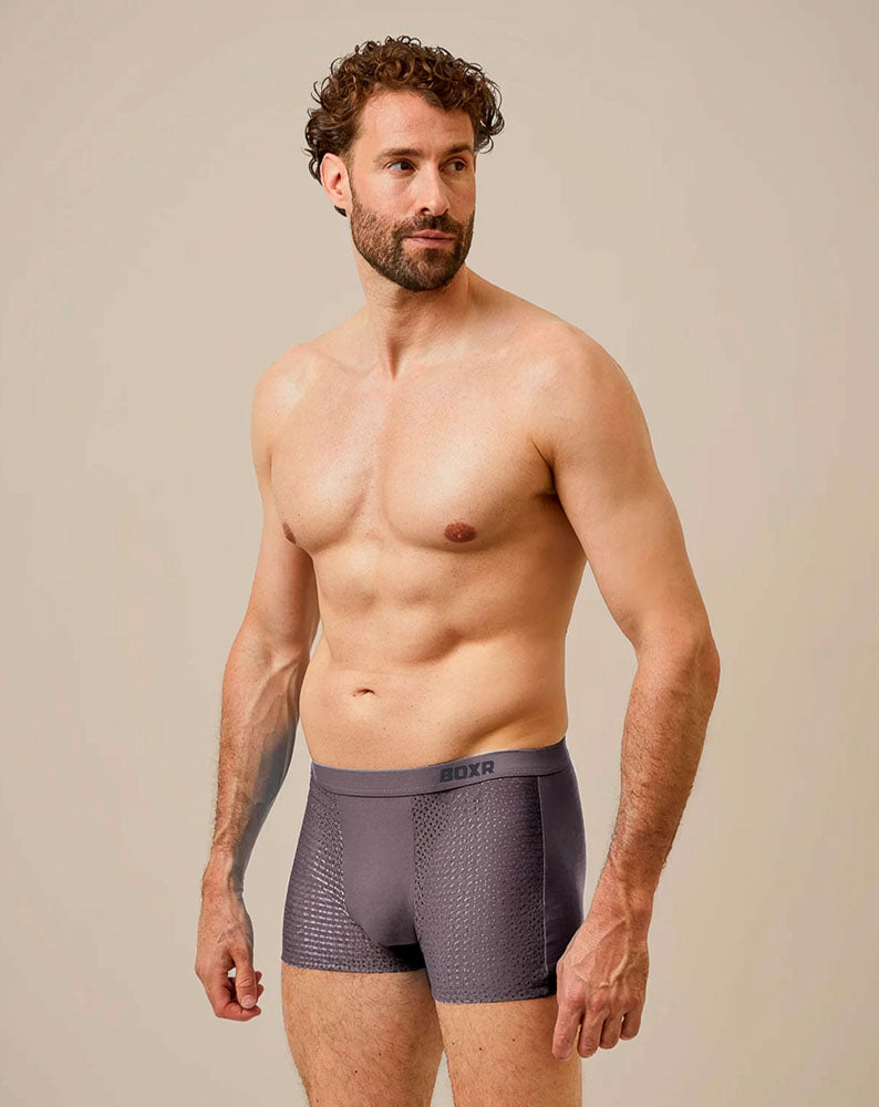BOXR | Boxers en Bambou 2.0 - Lot de 9 - Gris