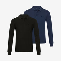 Polos en Bambou manches longues lot de 2