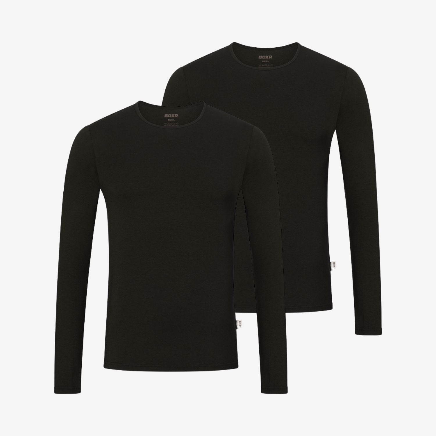 T-shirt de corps manches longues lot de 2