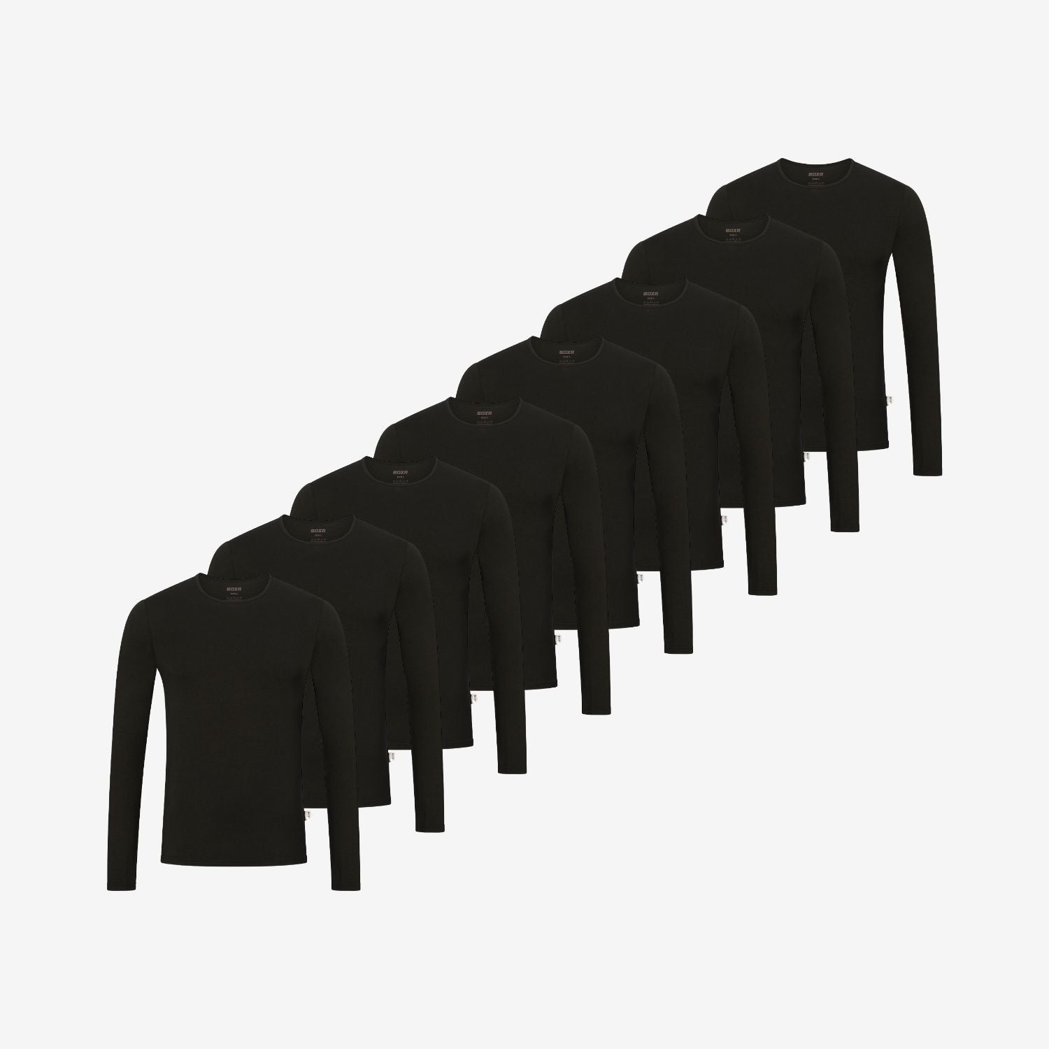 T-shirt de corps manches longues lot de 8