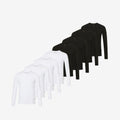 T-shirt de corps manches longues lot de 8