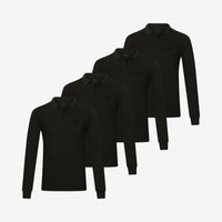 Polos en Bambou manches longues lot de 4