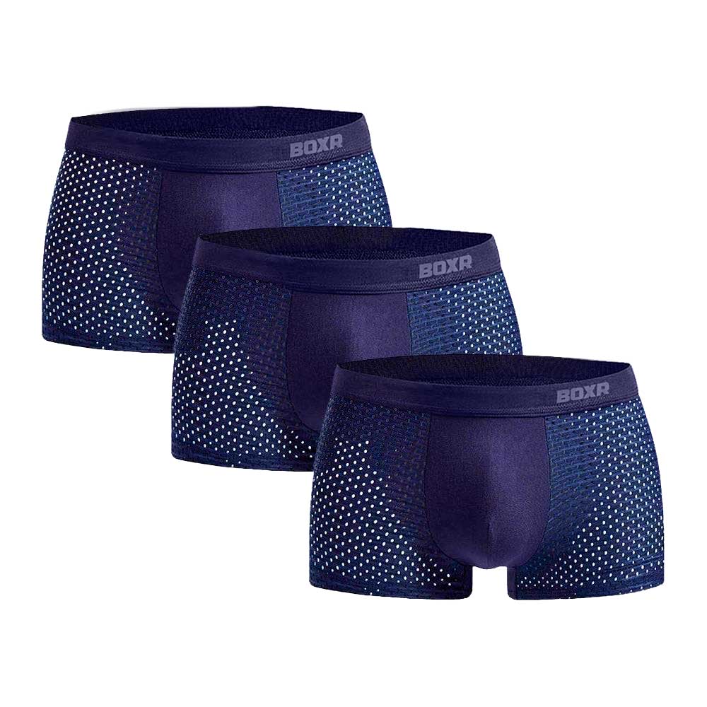 BOXR | Boxers en Bambou 2.0 - Lot de 3 - Bleu