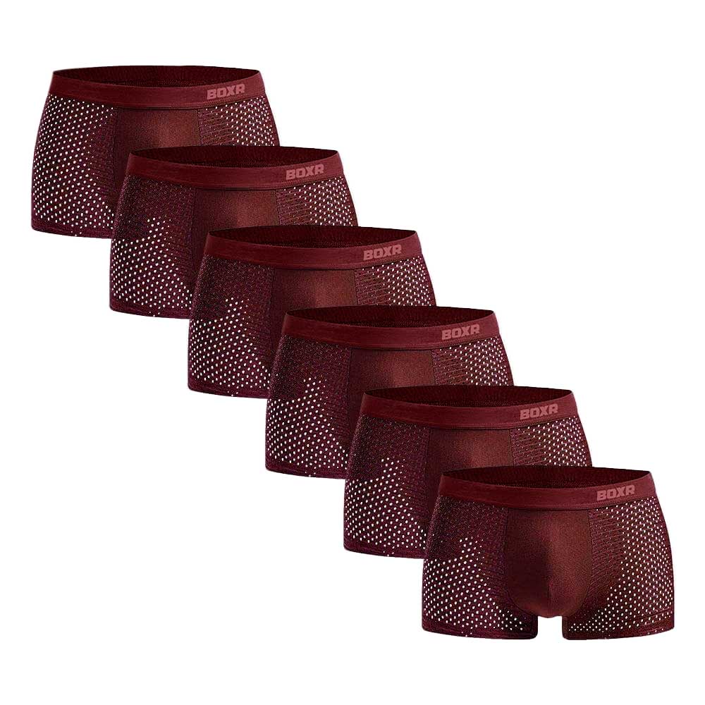 BOXR | Boxers en Bambou 2.0 - Lot de 6 - Rouge